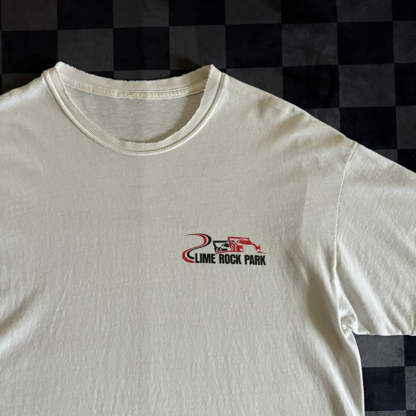 Lime Rock Park Track Layout White T Shirt