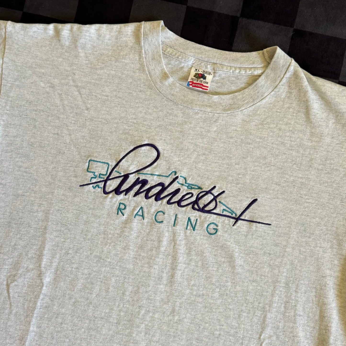 Andretti Racing Embroidered Gray T Shirt XL