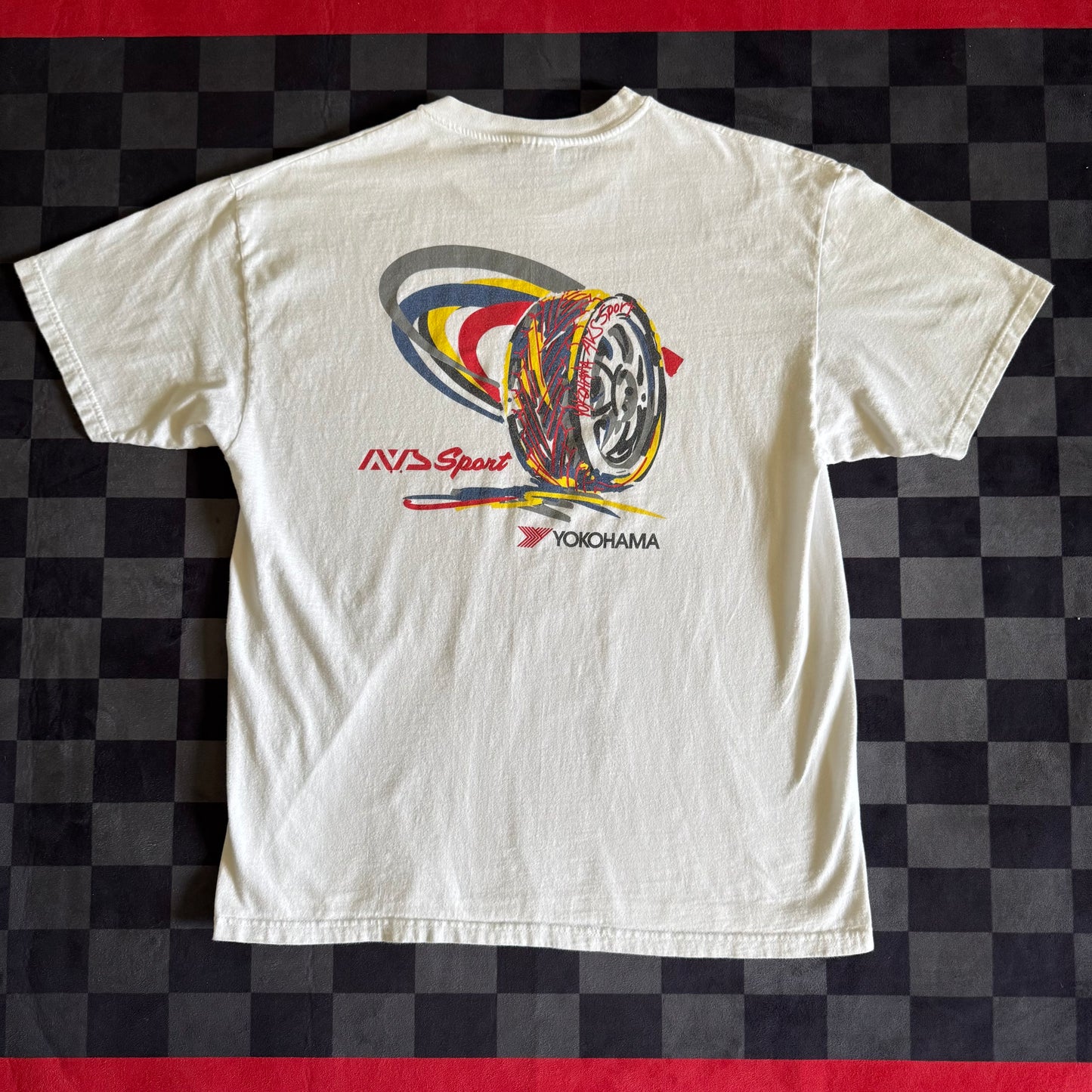 Vintage Yokohama AVS Sport Tires T Shirt XL