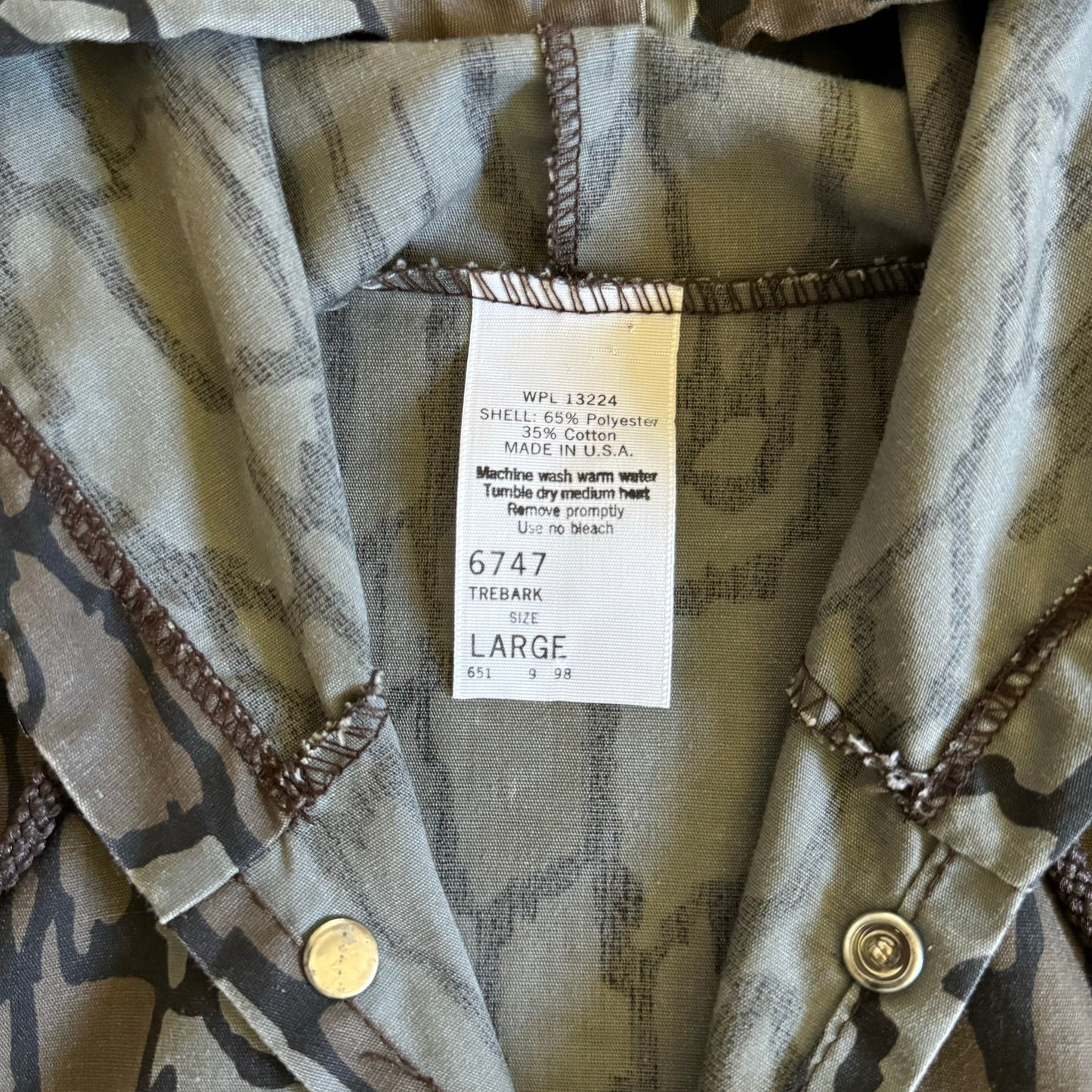 Goodyear Trebark Camo Hooded Jacket Large