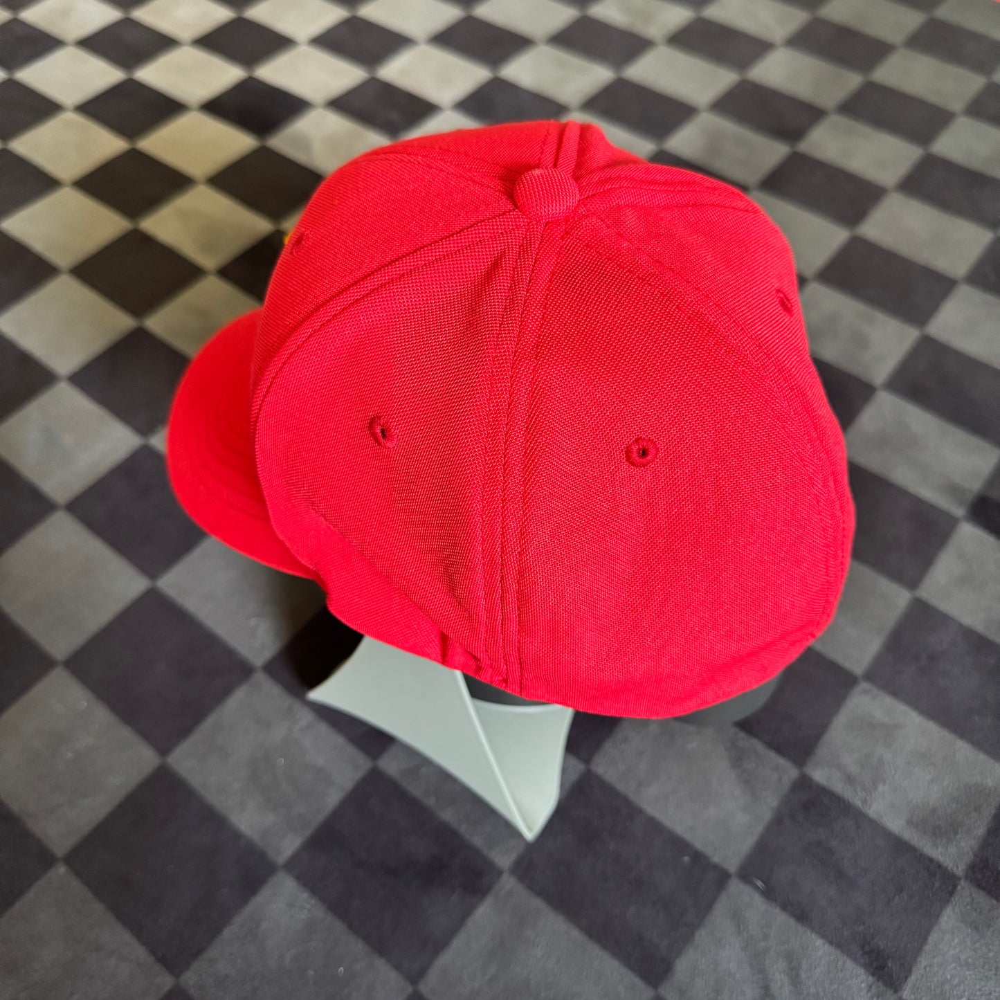 Vintage Porsche Stuttgart Red FlexFit Hat Cap