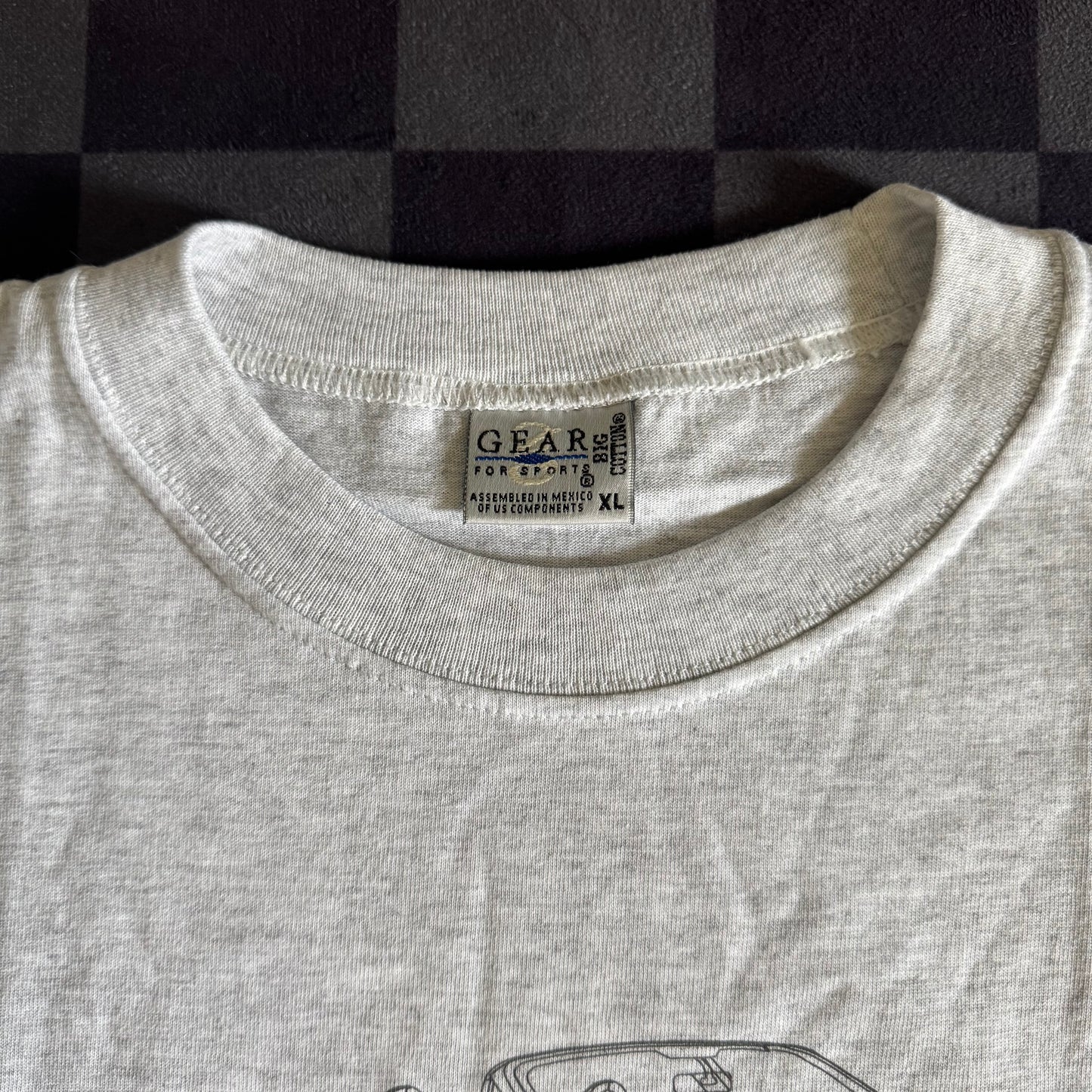 Vintage 90s BMW Z3 Roadster Grey T Shirt Size XL