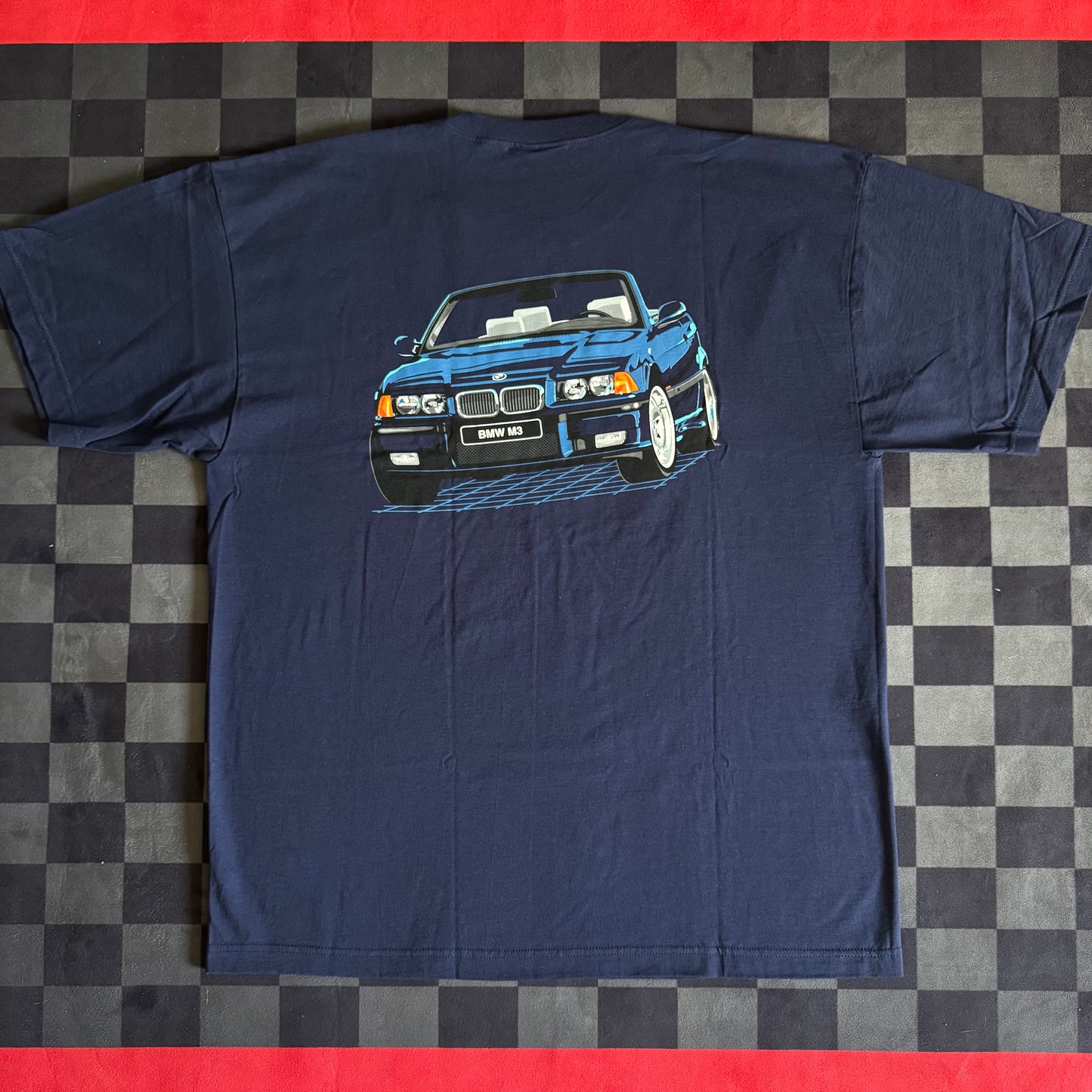 Vintage 90s BMW M3 E36 Cabriolet Navy T Shirt Size XL