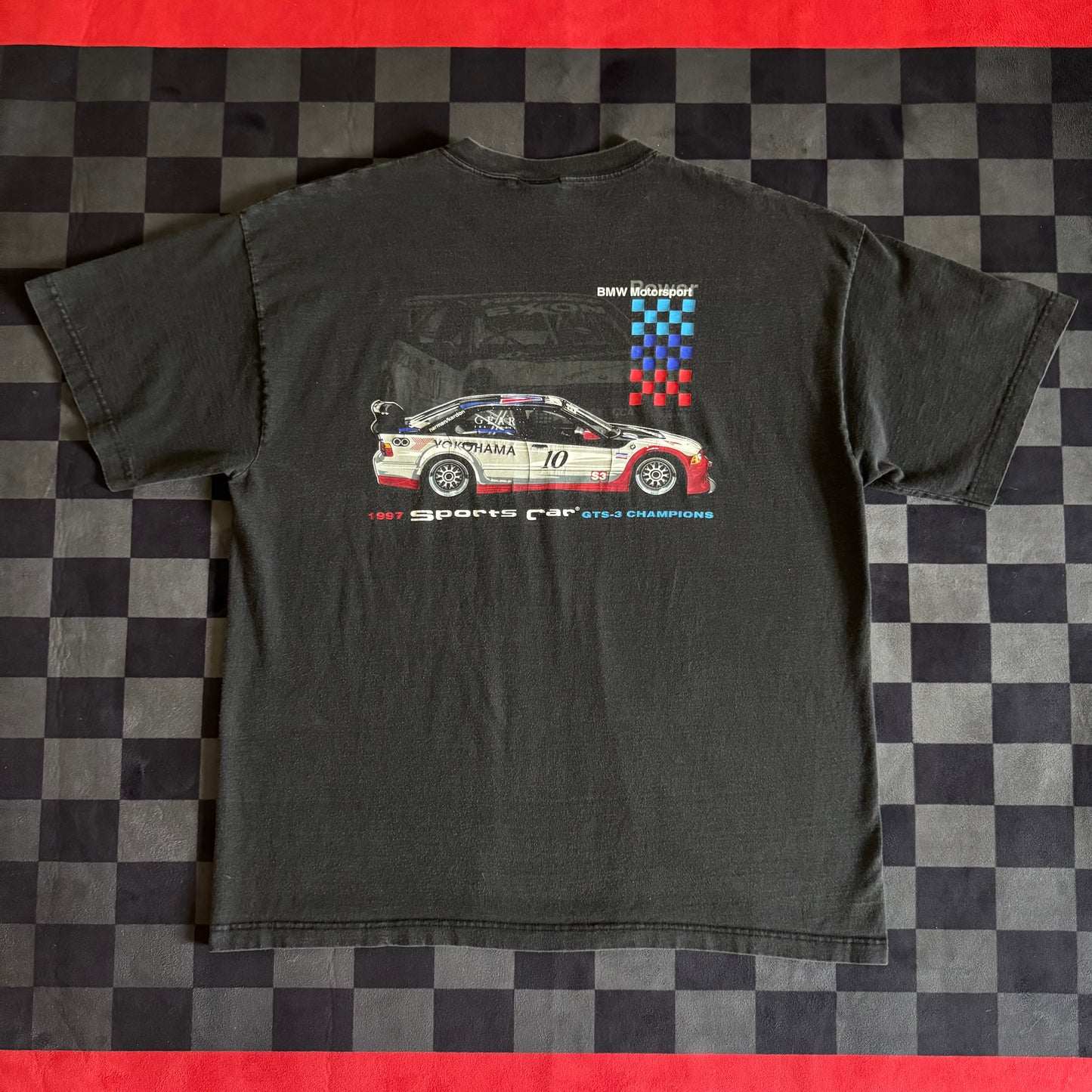 Vintage 1997 BMW M3 GTS Champions Black T Shirt XL