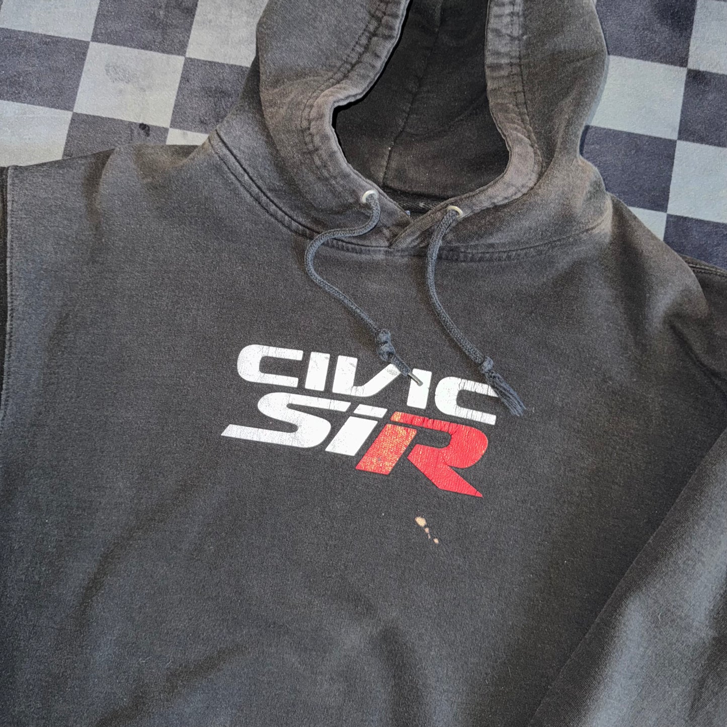 Honda Civic SI Hooded Black Sweater Large