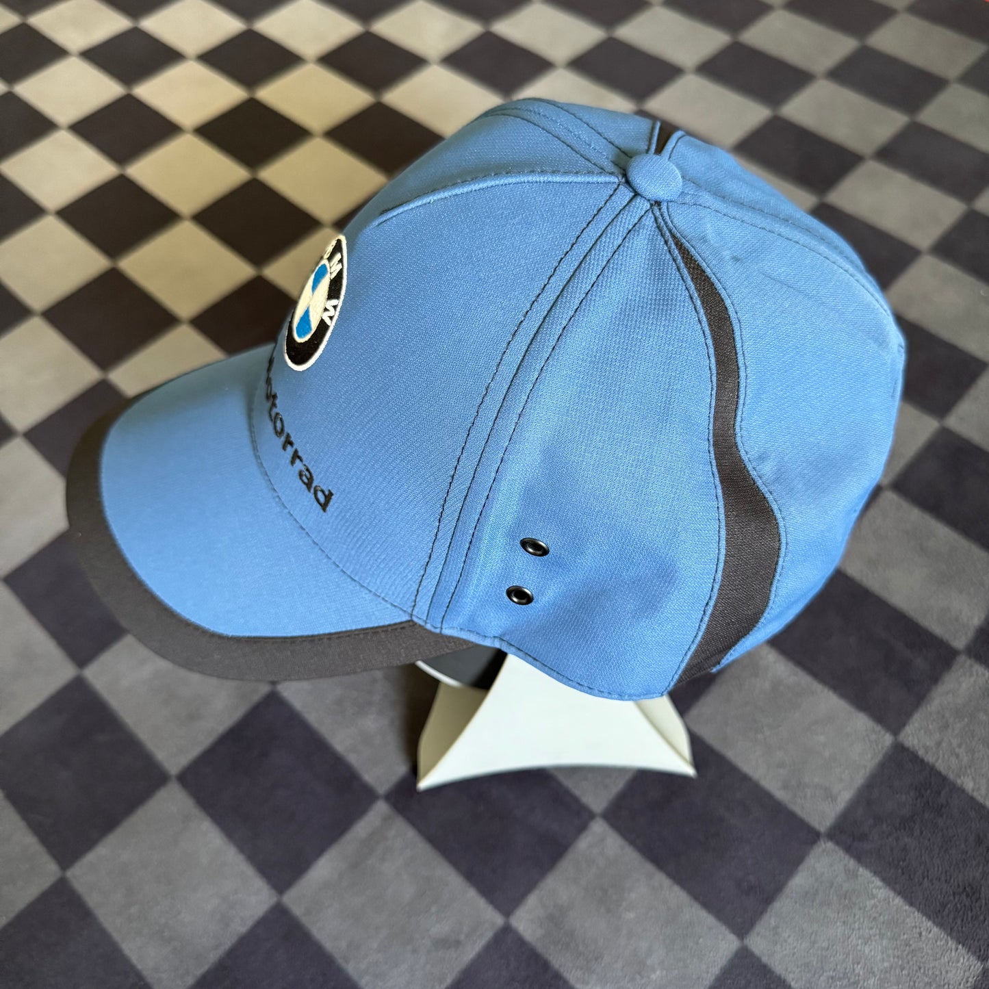 BMW Motorad Blue Strapback Hat Cap