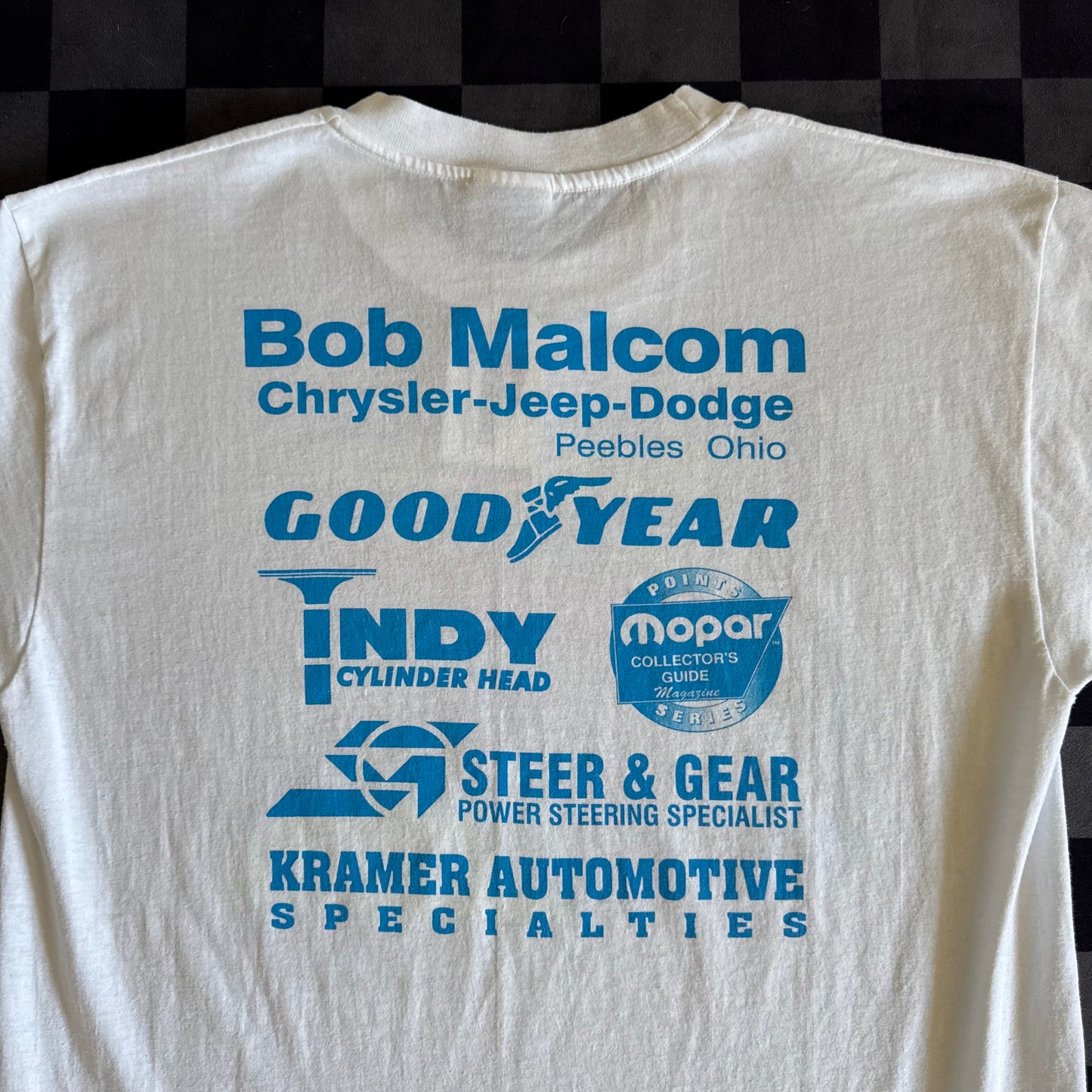 Vintage 2000 Norwalk Raceway Chrysler Classic Mopar White T Shirt Large
