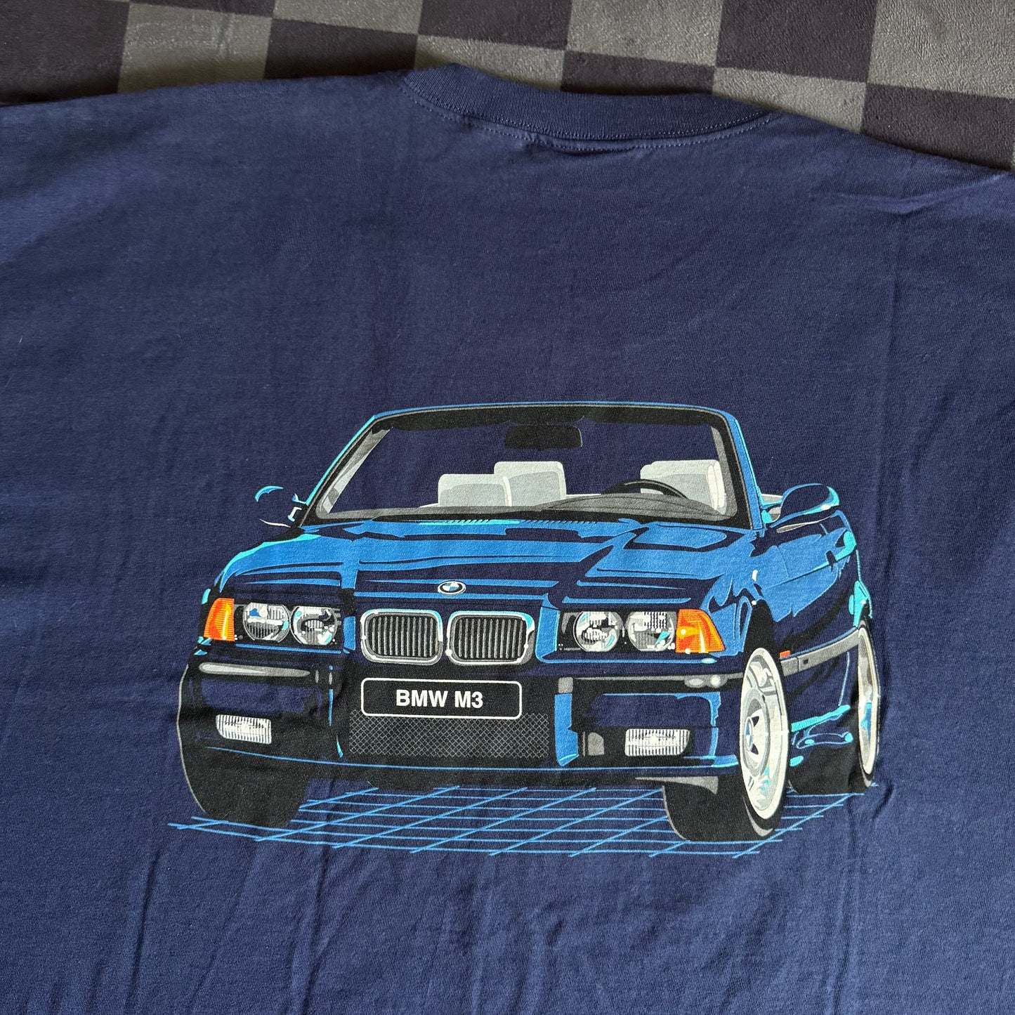Vintage 90s BMW M3 E36 Cabriolet Navy T Shirt Size XL
