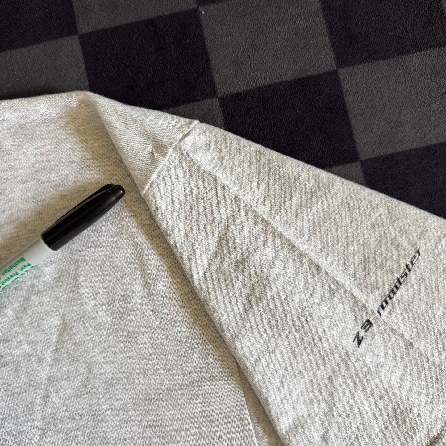 Vintage 90s BMW Z3 Roadster Grey T Shirt Size XL