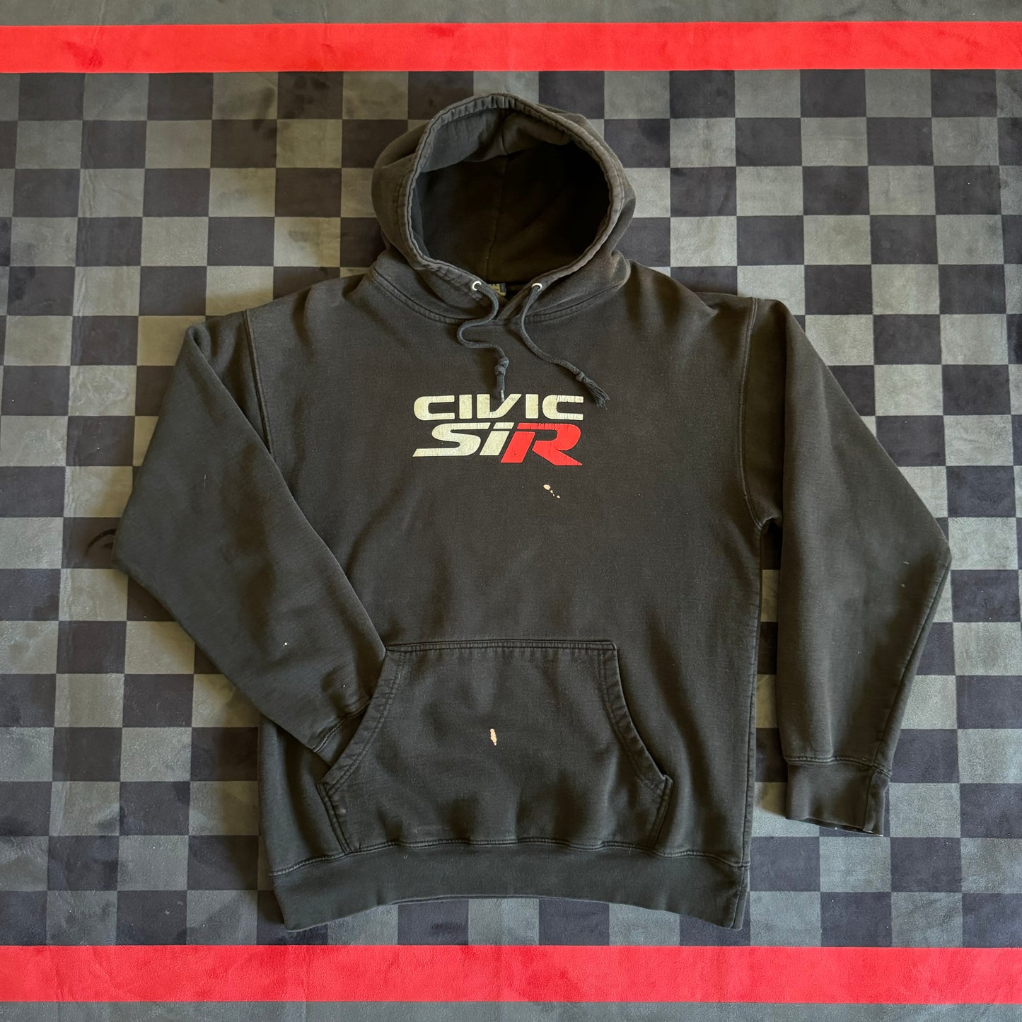 Honda Civic SI Hooded Black Sweater Large