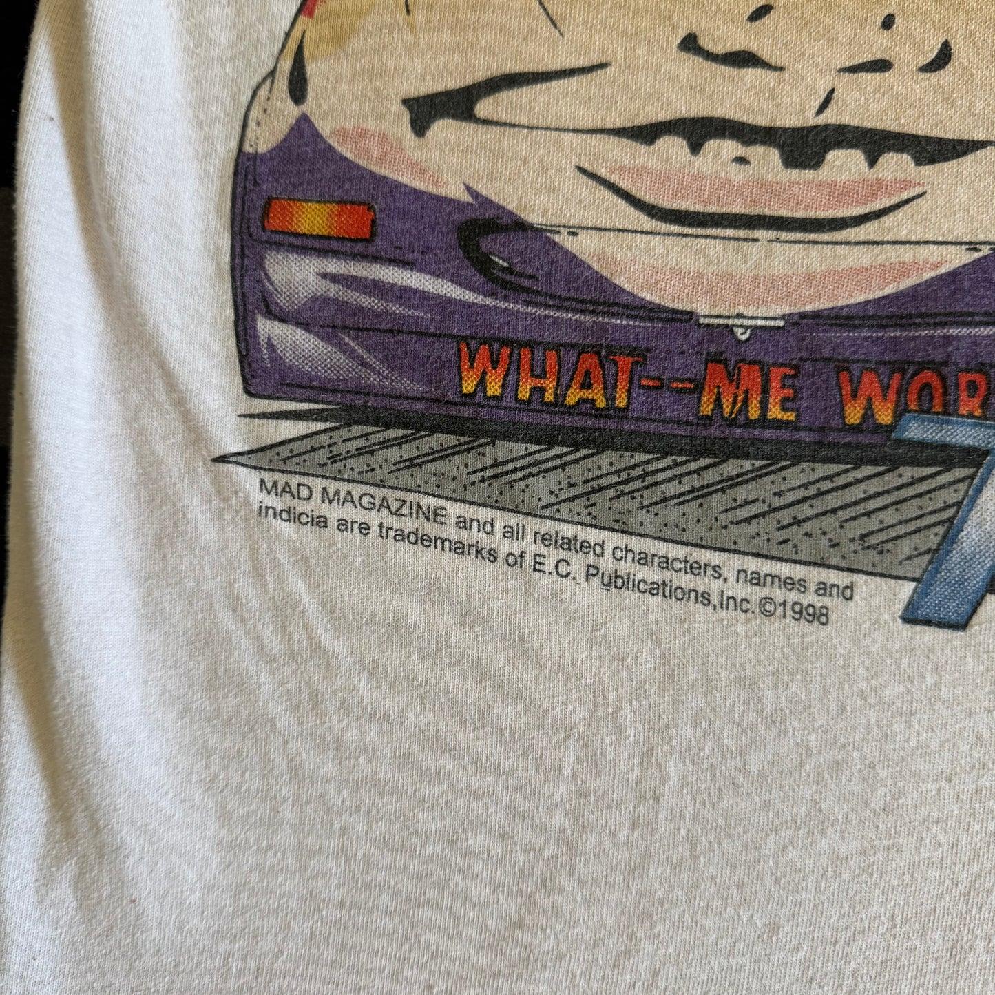 Vintage 1998 MAD Racing Winston Drag Racing NHRA T Shirt Size Large