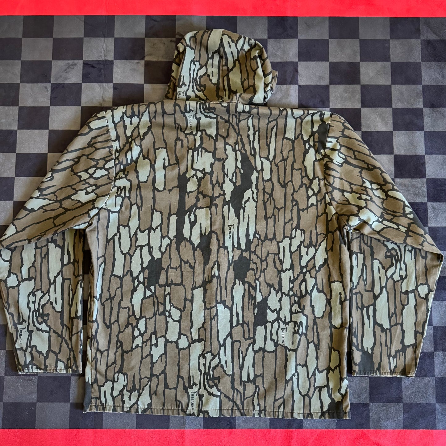 Goodyear Trebark Camo Hooded Jacket Large