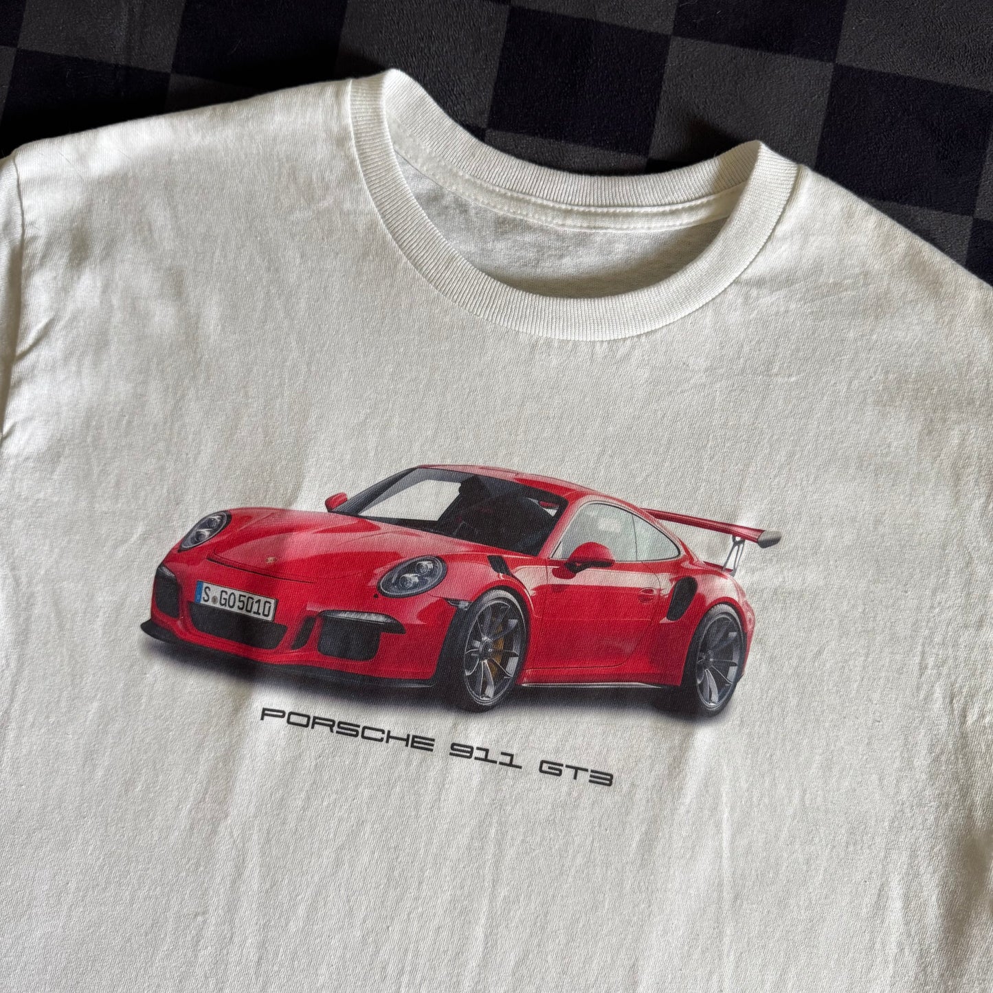 Porsche 911 GT3 White T-Shirt Large