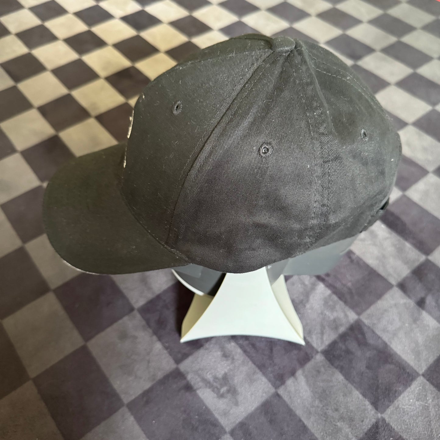 Vintage Mercedes Benz Black Strapback Hat Cap