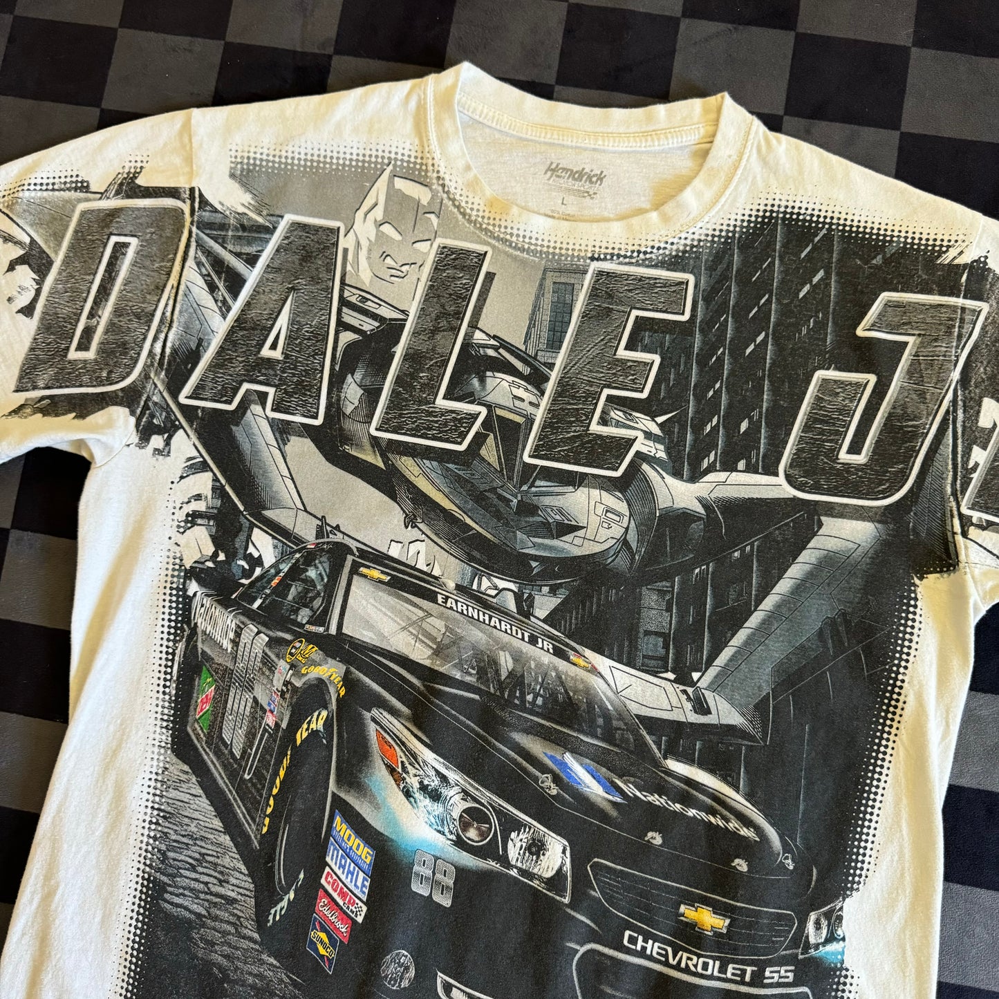 Dale Earnhardt Jr 88 Batman NASCAR T Shirt Large