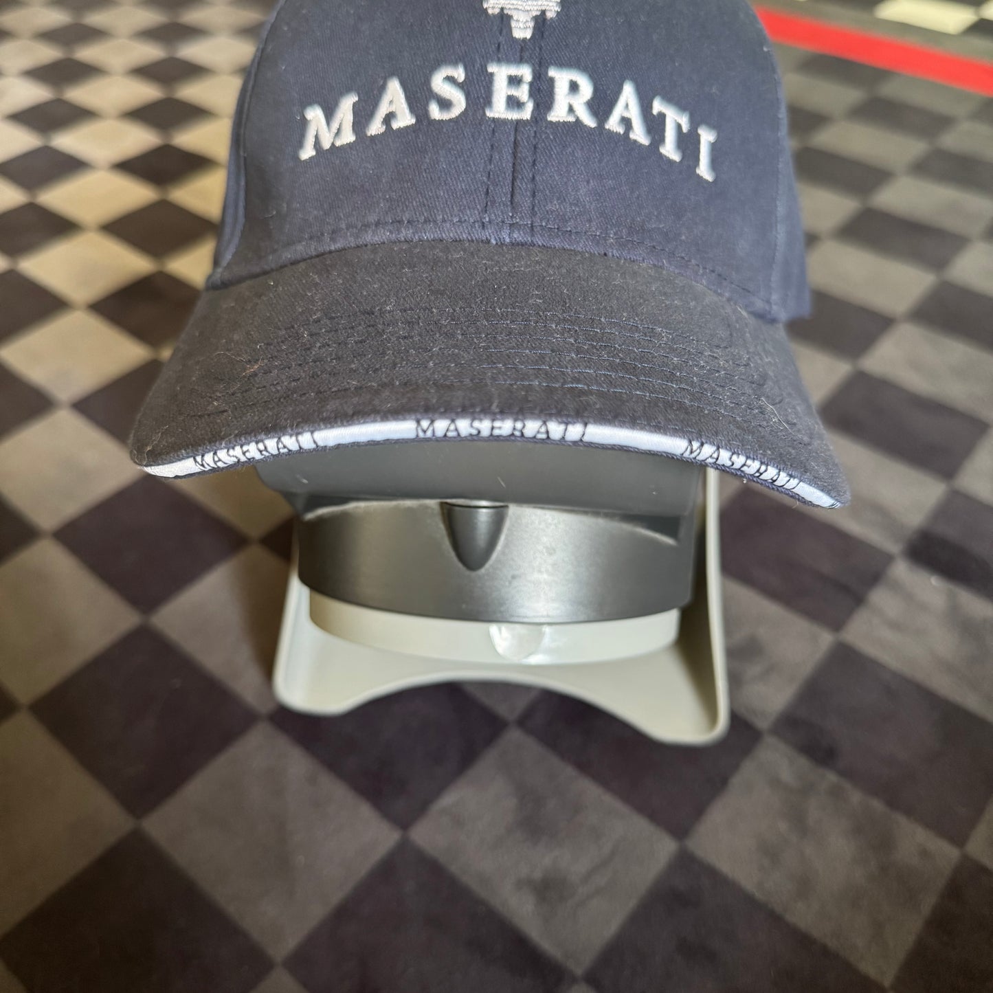 Vintage Maserati Navy Strapback Hat Cap