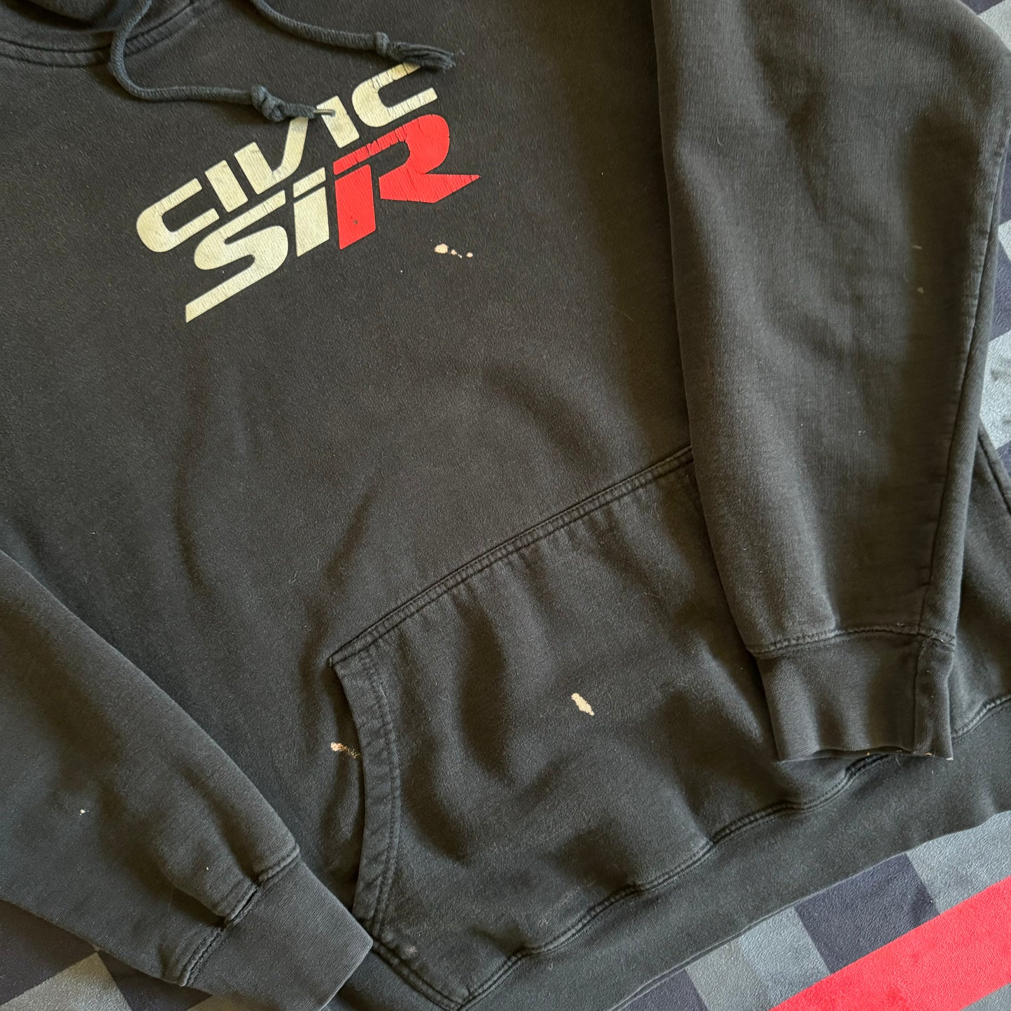 Honda Civic SI Hooded Black Sweater Large