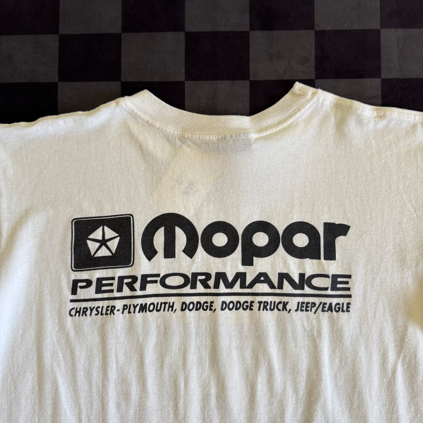 Vintage 1993 Mopar Muscle Club Nationals White T Shirt Size Large