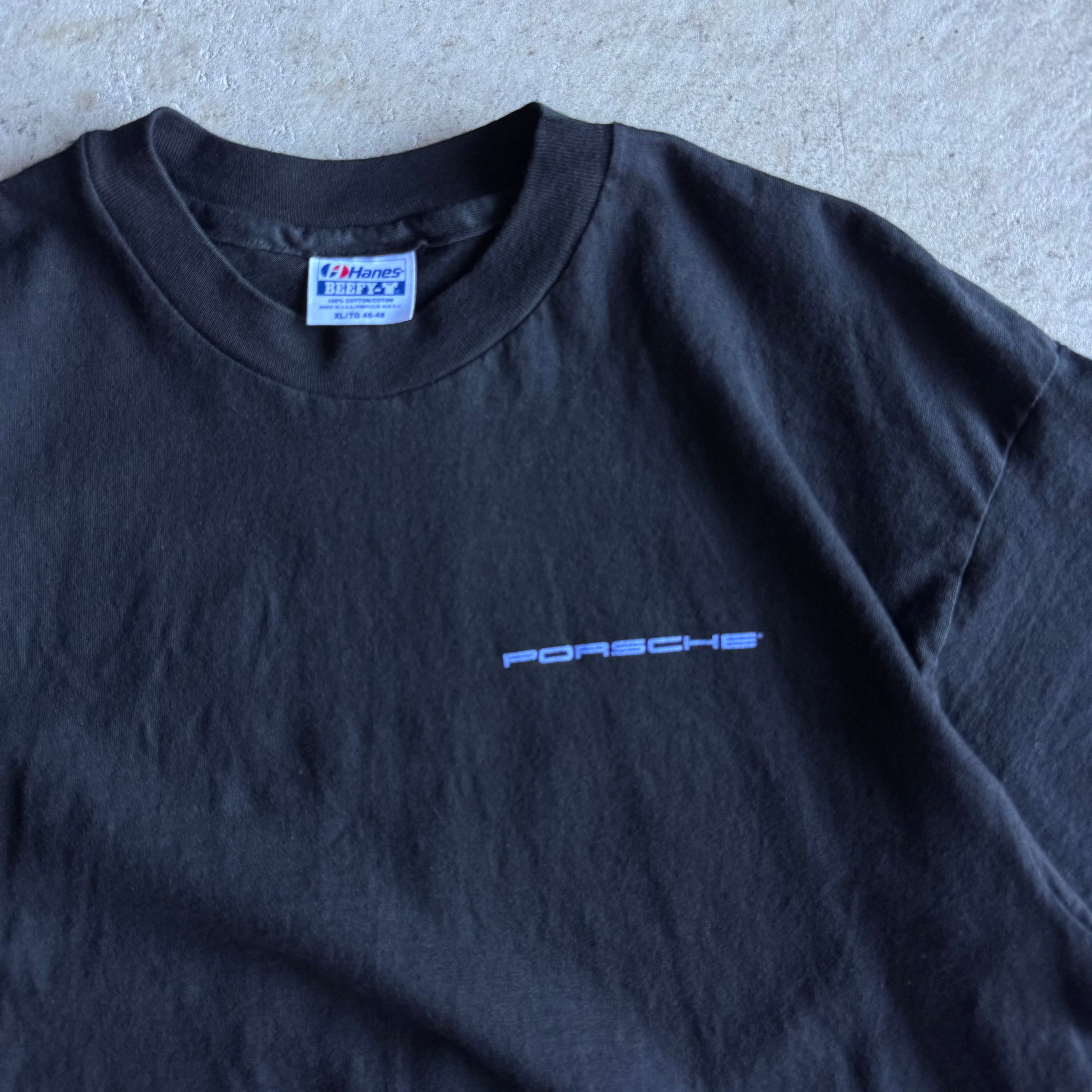 80s Porsche 917 CAN-AM Series Black T Shirt (XL)