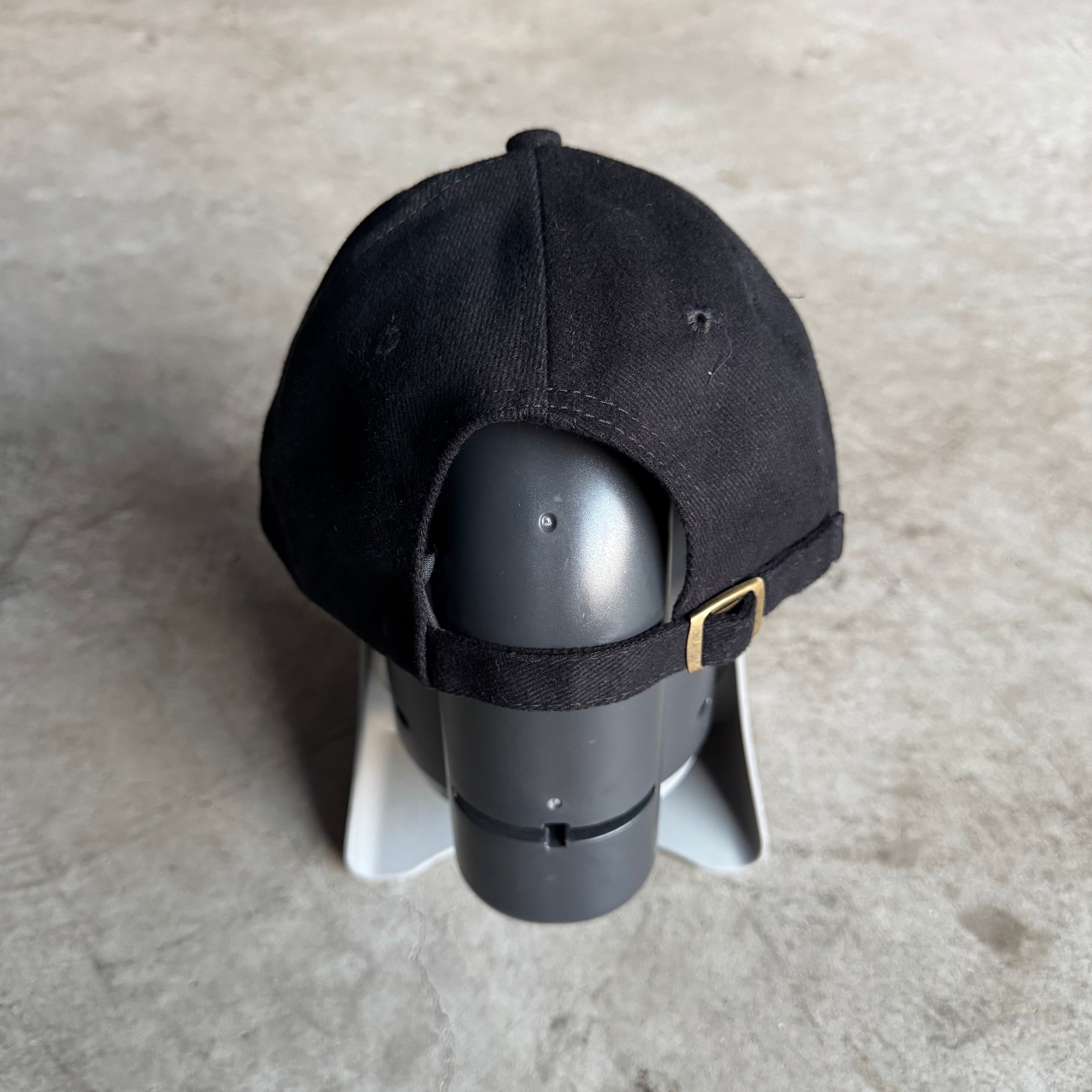 90s Porsche Design Aspen Embroidered Black Strapback Hat