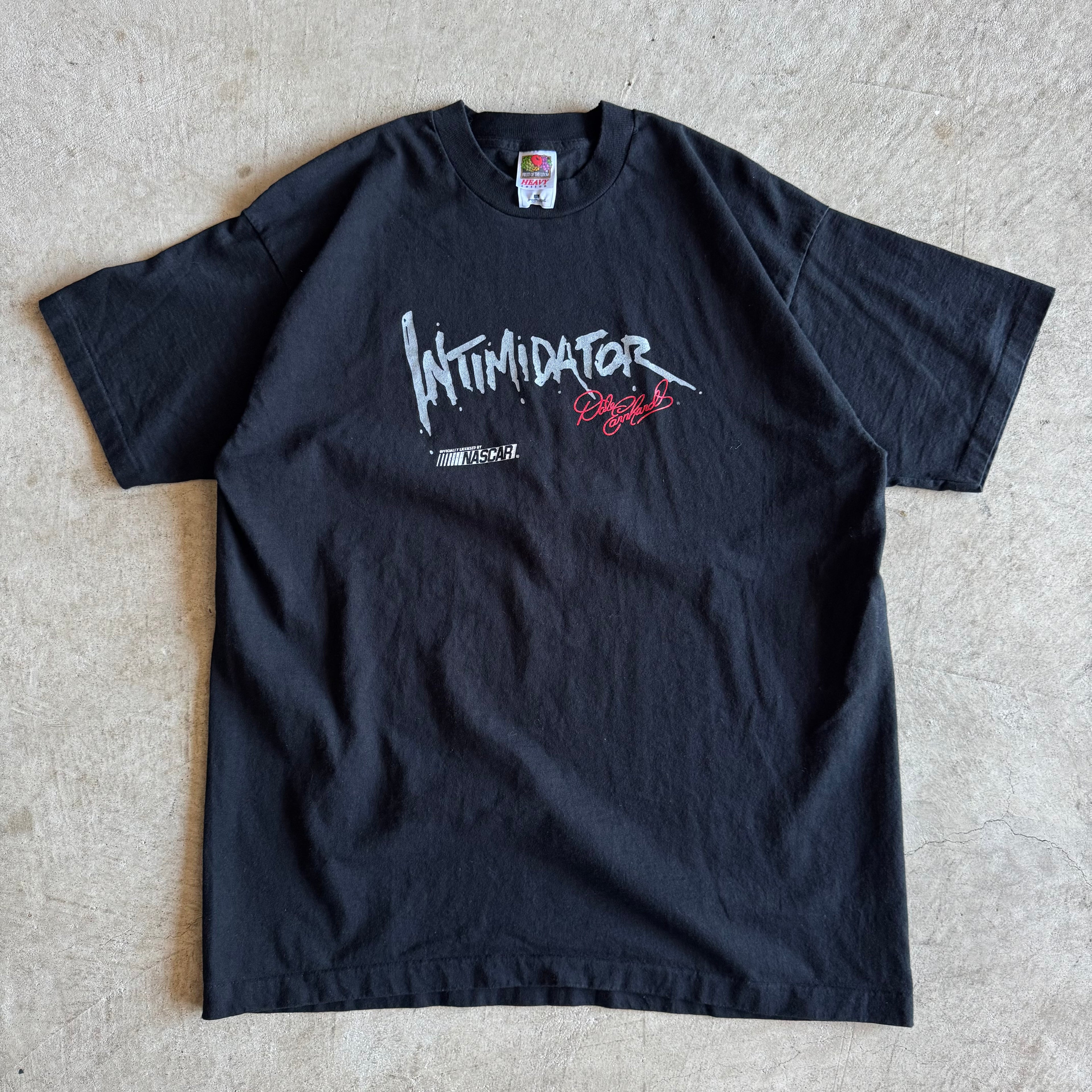 90s Dale Earnhardt Intimidator NASCAR Black T Shirt (XL)