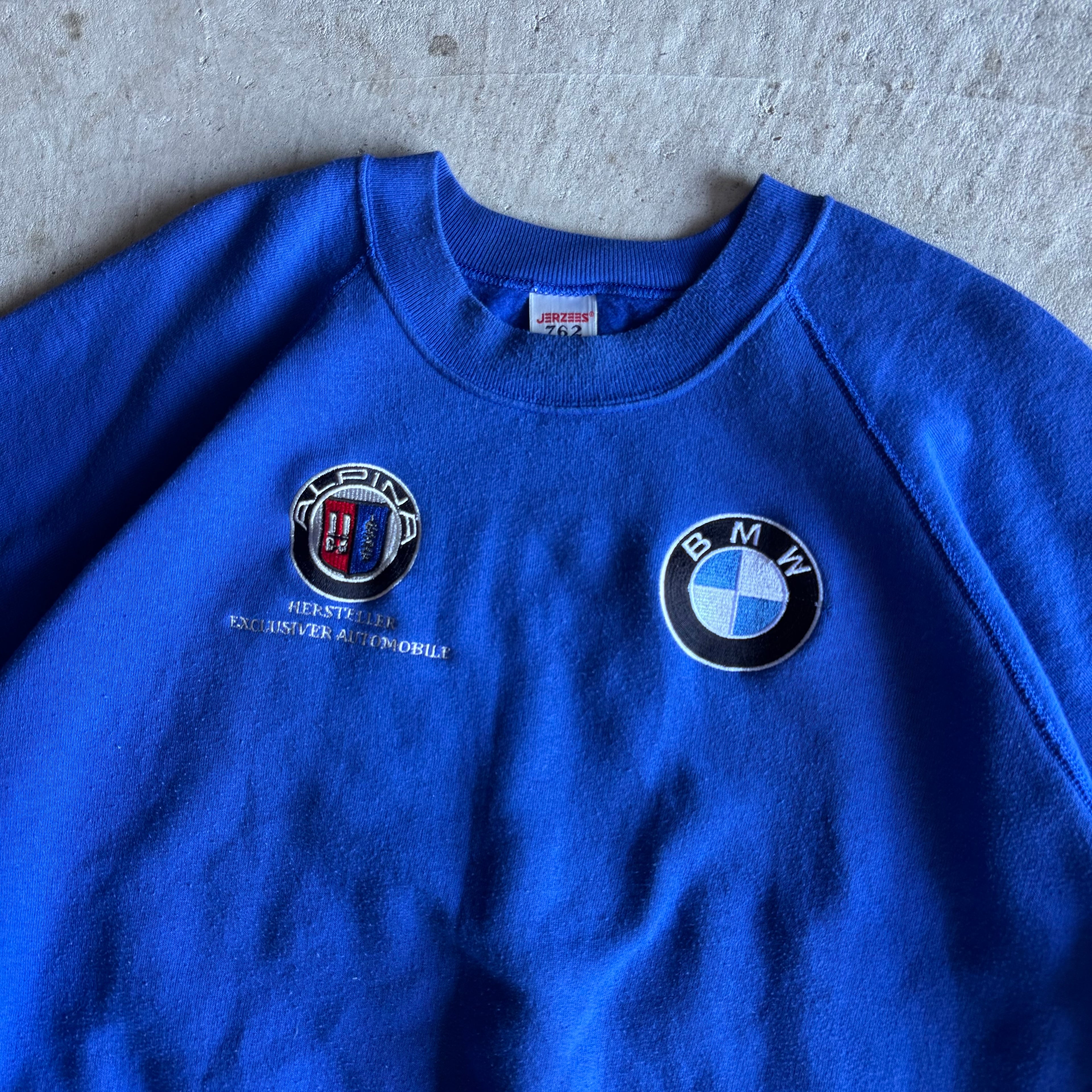 90s BMW Alpina Blue Pullover Sweater (L)