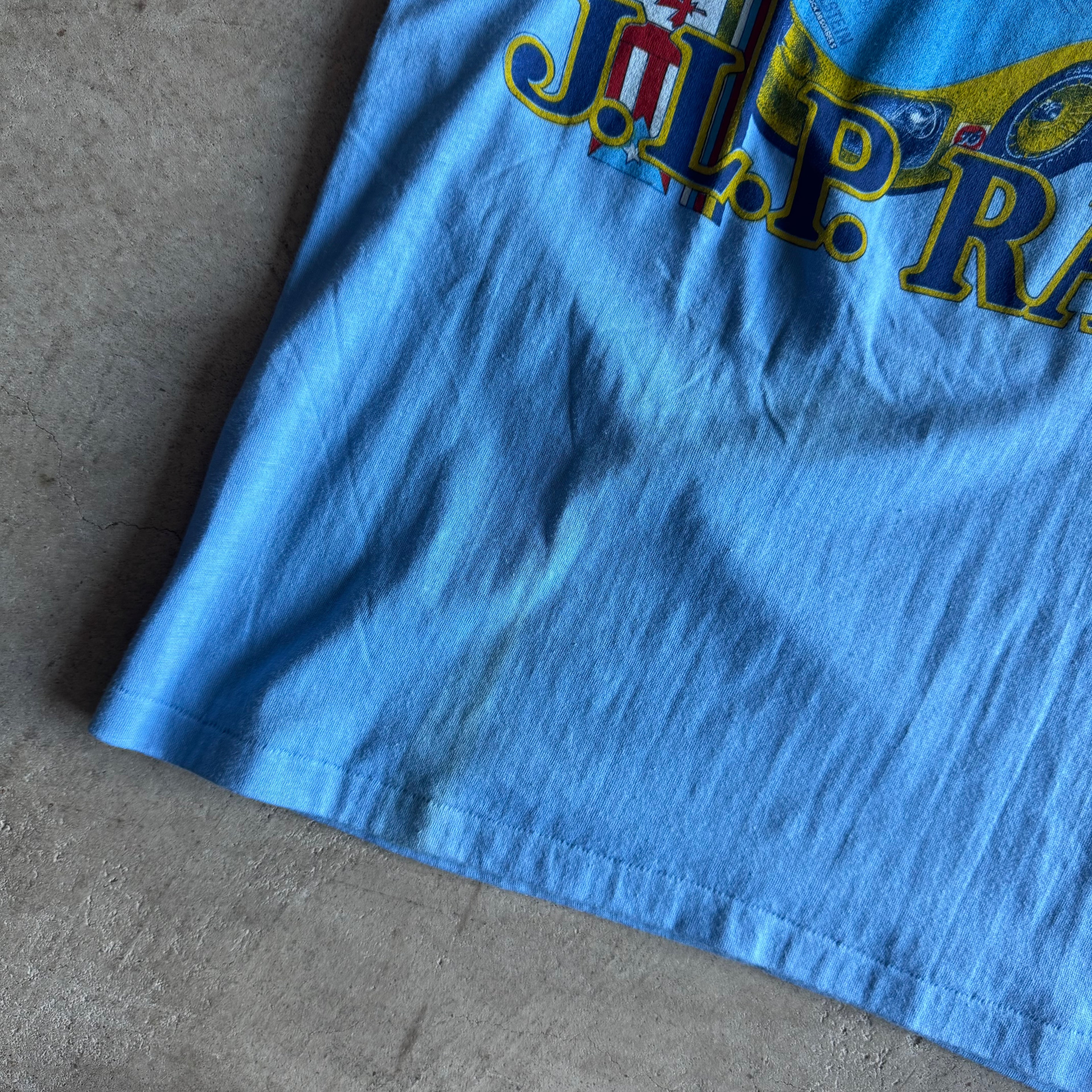 80s Porsche JLP Racing 935 Champions Blue T Shirt (L)