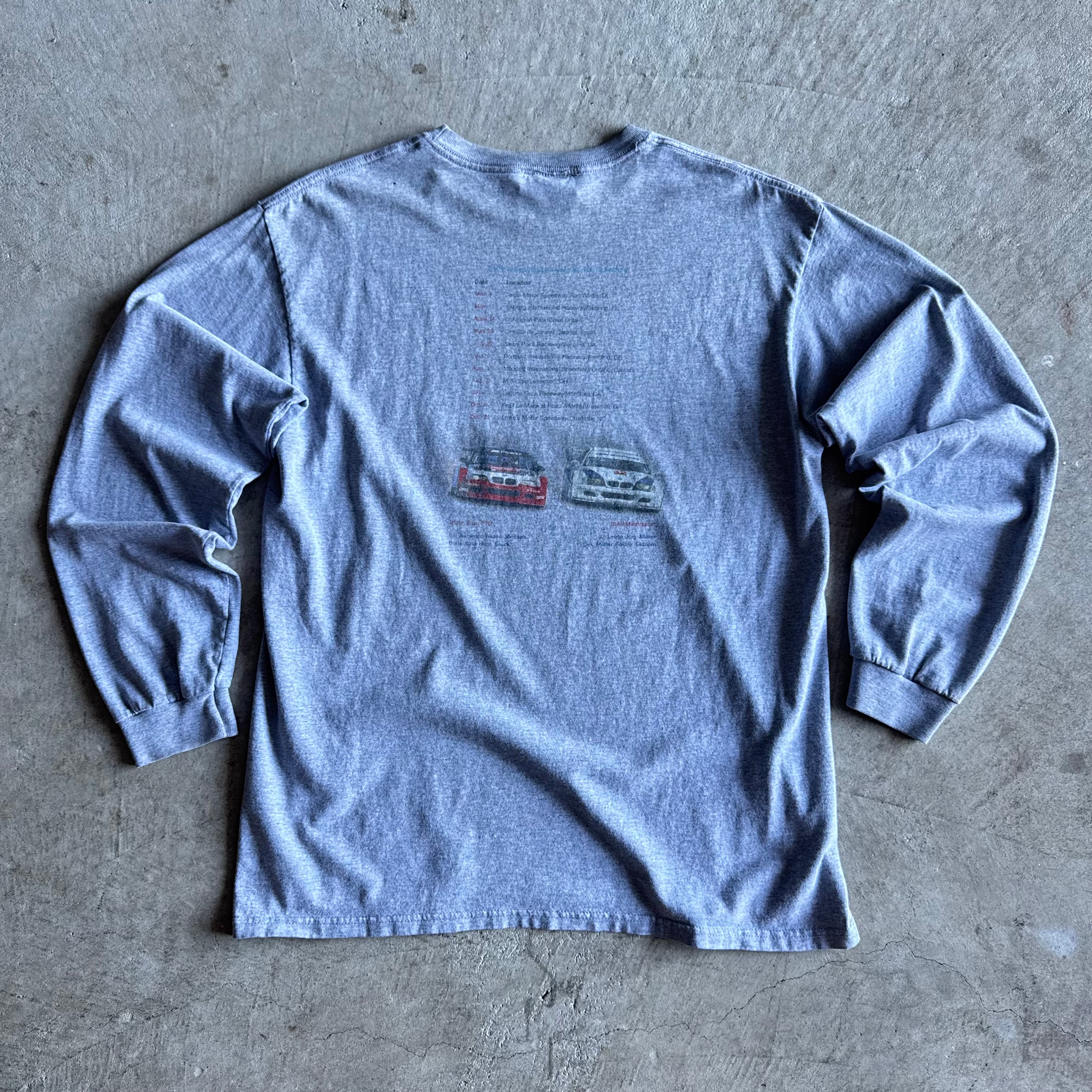Vintage BMW E46 GTR GT3 Championship Grey Longsleeve T Shirt (L)