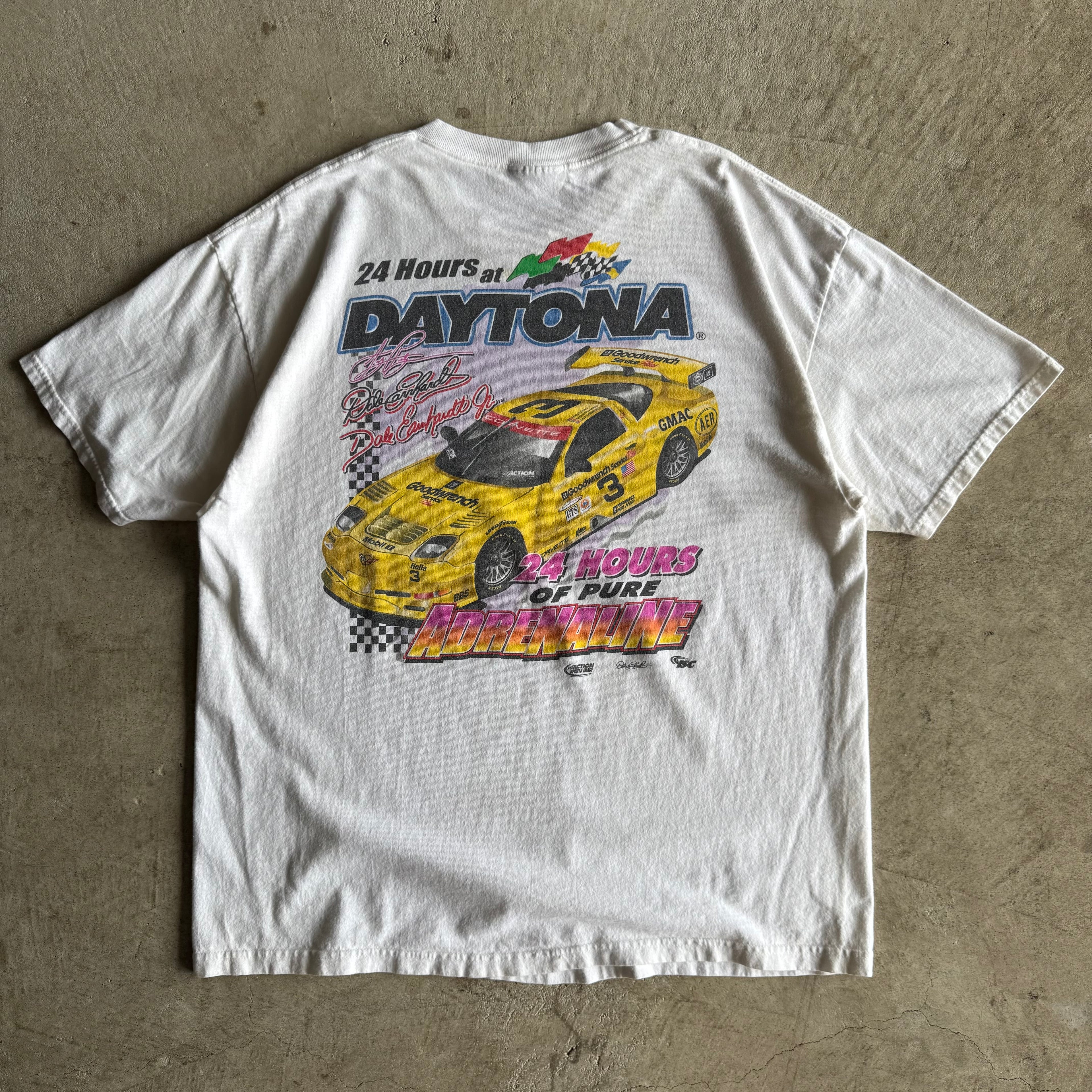 2001 24 Hours of Daytona C5 R Dale Earnhardt T Shirt (XL)