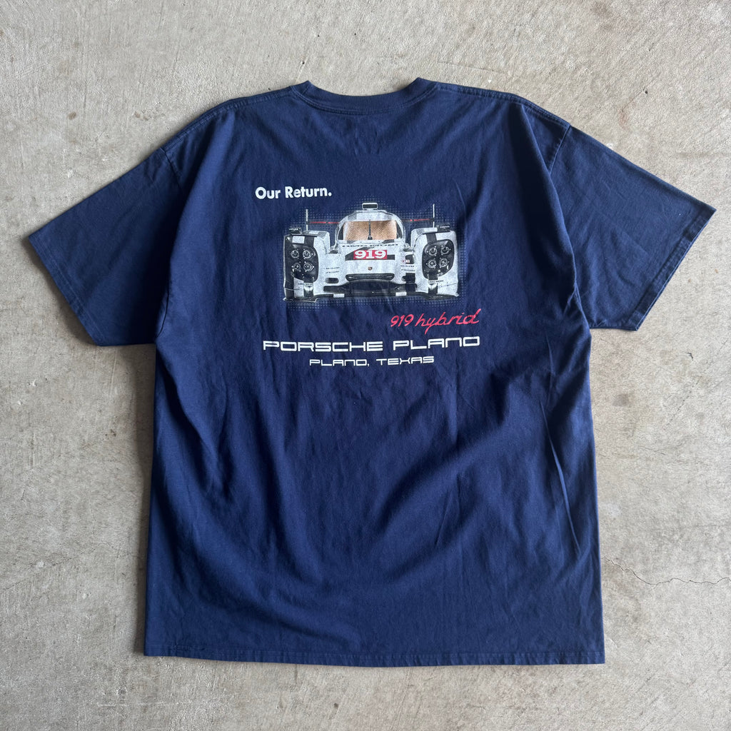 2010s Porsche Plano Texas 919 Hybrid Navy T Shirt (XXL)