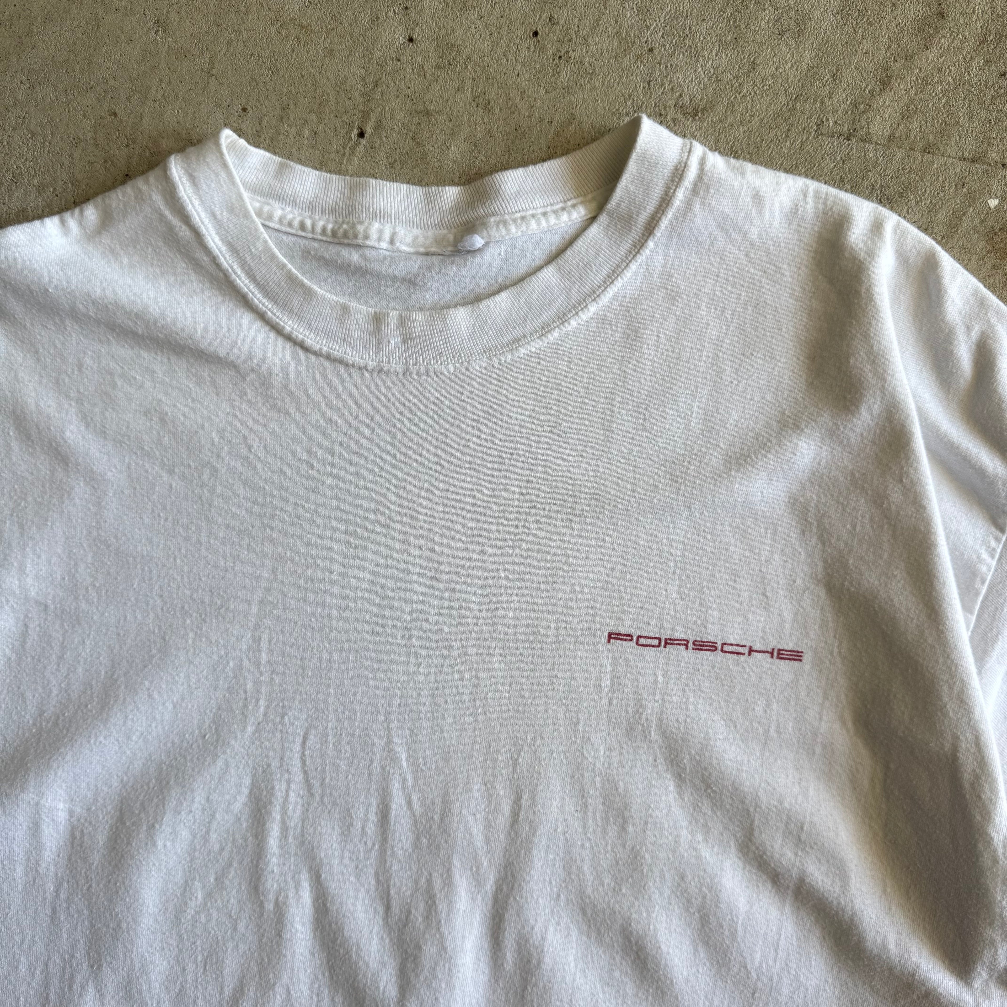 90s Porsche Thoroughbreds From Zuffenhausen White T Shirt (XL)