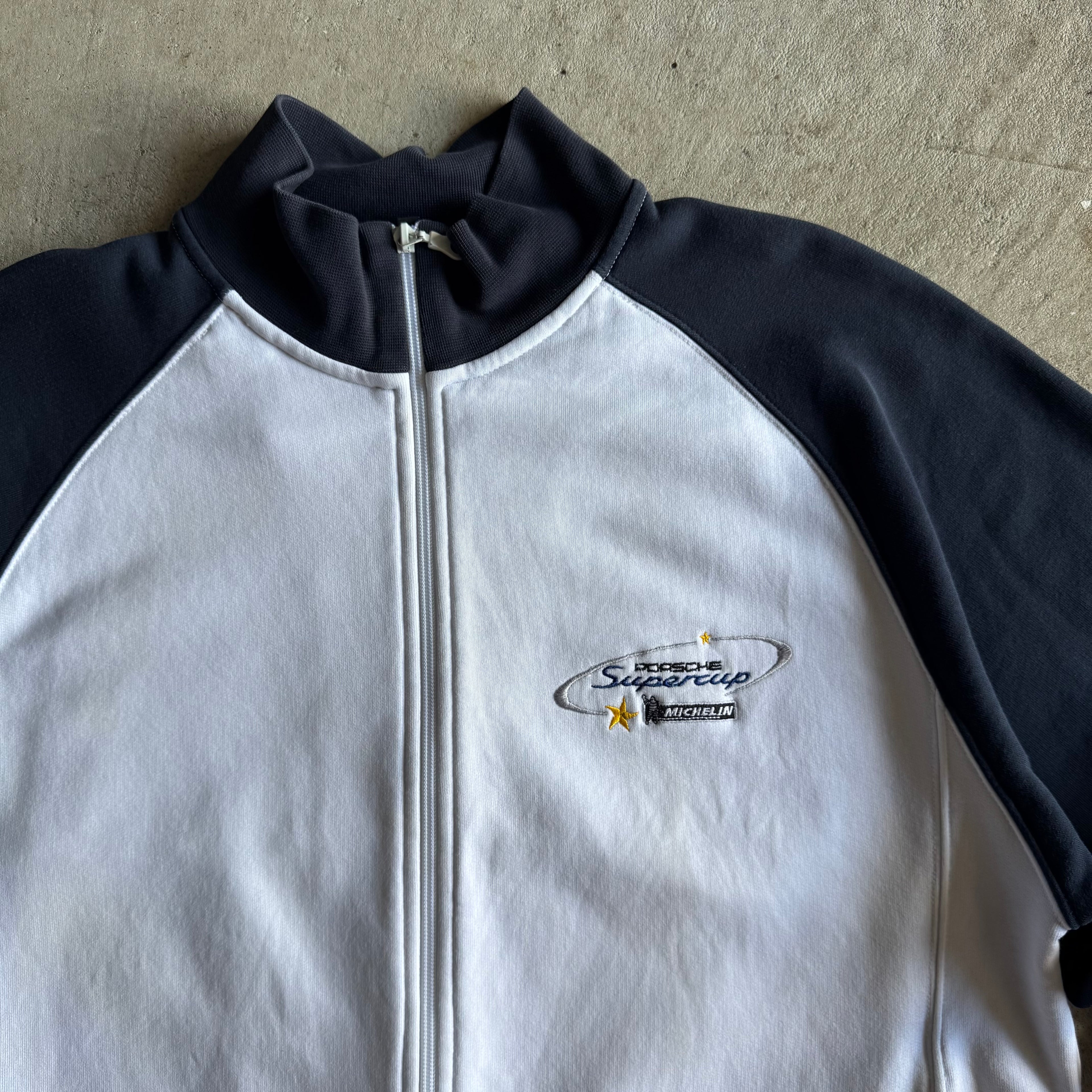 2000s Porsche Selection Michelin Supercup Navy White Jacket (L)
