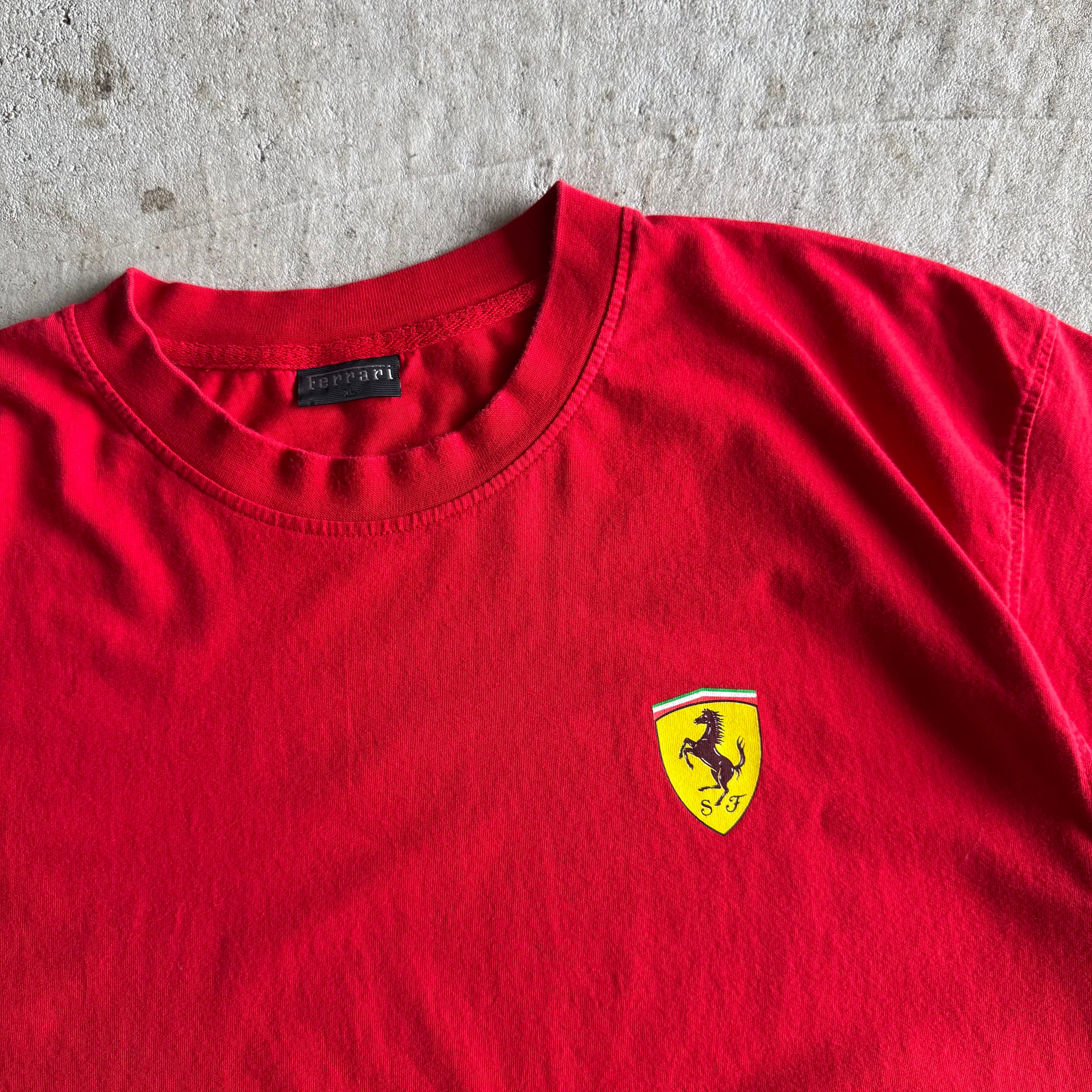 90s Ferrari Formula 1 Schumacher Red T Shirt (XL)