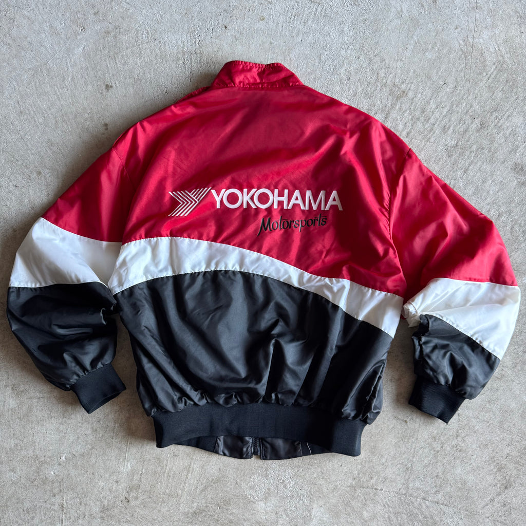 90s Yokohama Motorsports Red Black Jacket (M)