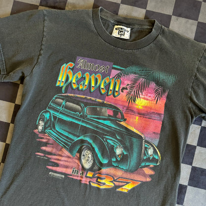 Roadster Almost Heaven in a '37 Black T Shirt Small