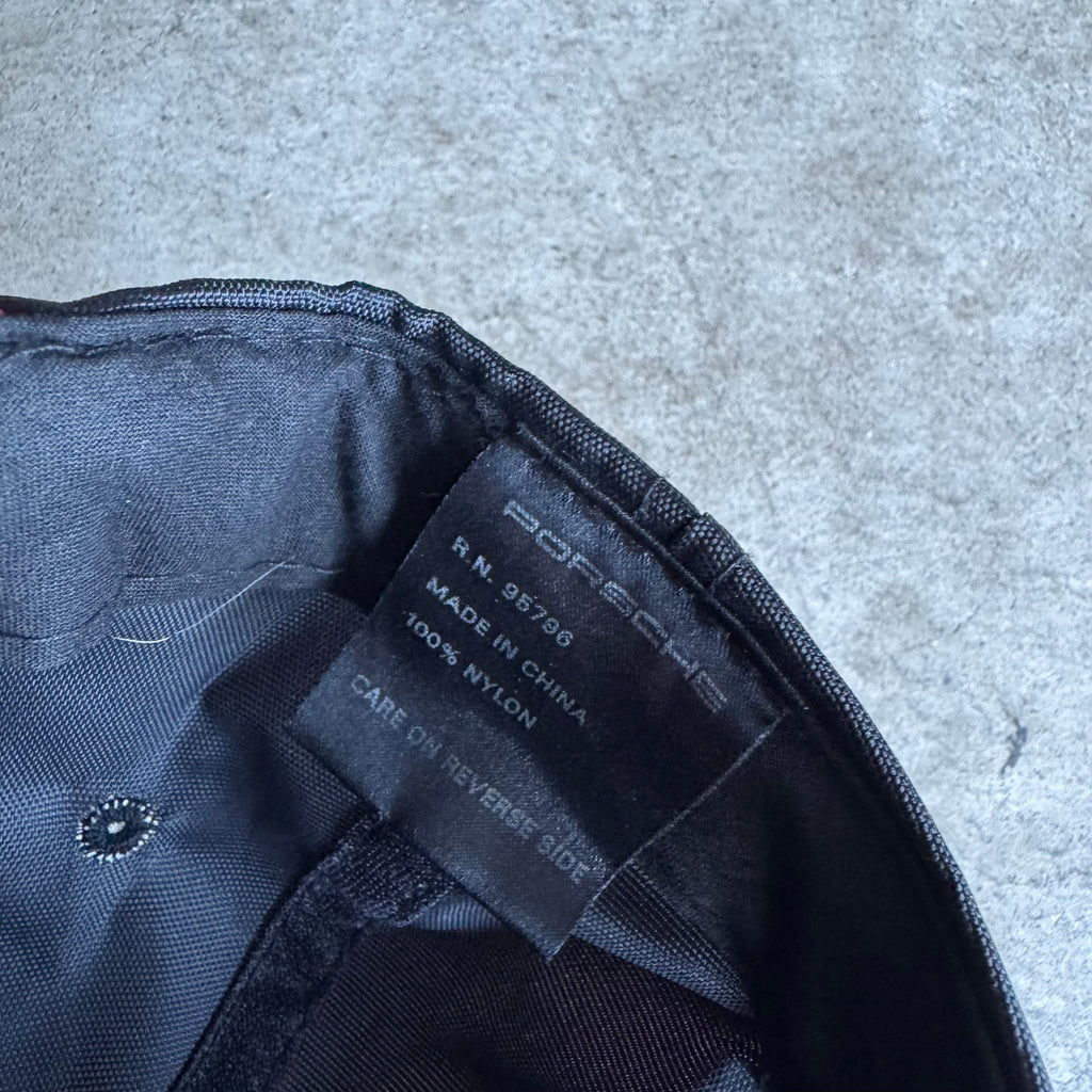 90s Porsche Selection Black Red Cap Hat