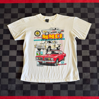 Vintage 1993 Mopar Muscle Club Nationals White T Shirt Size Large