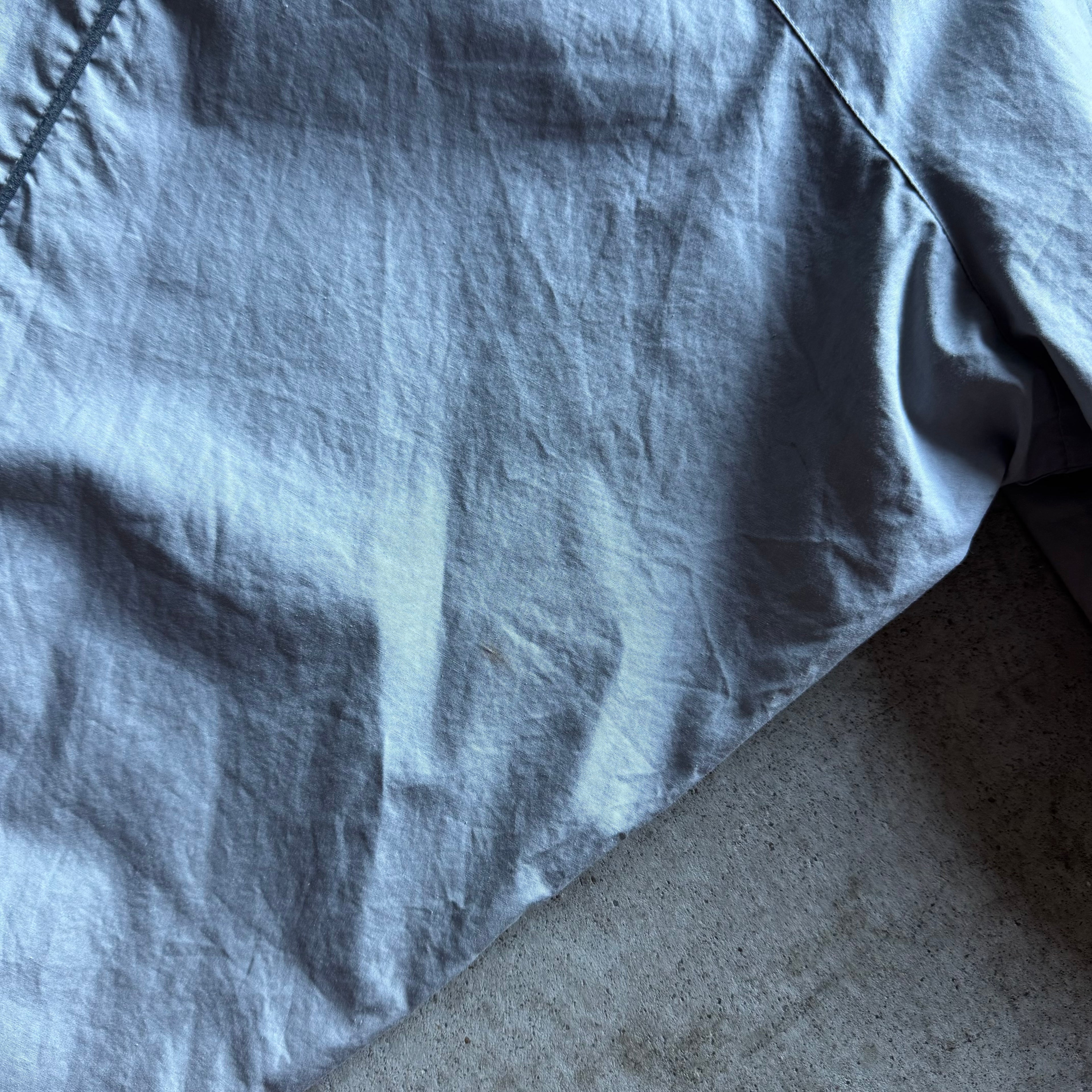 Vintage HKS Power Racing Oil Splatter Grey Bomber Jacket Size Large