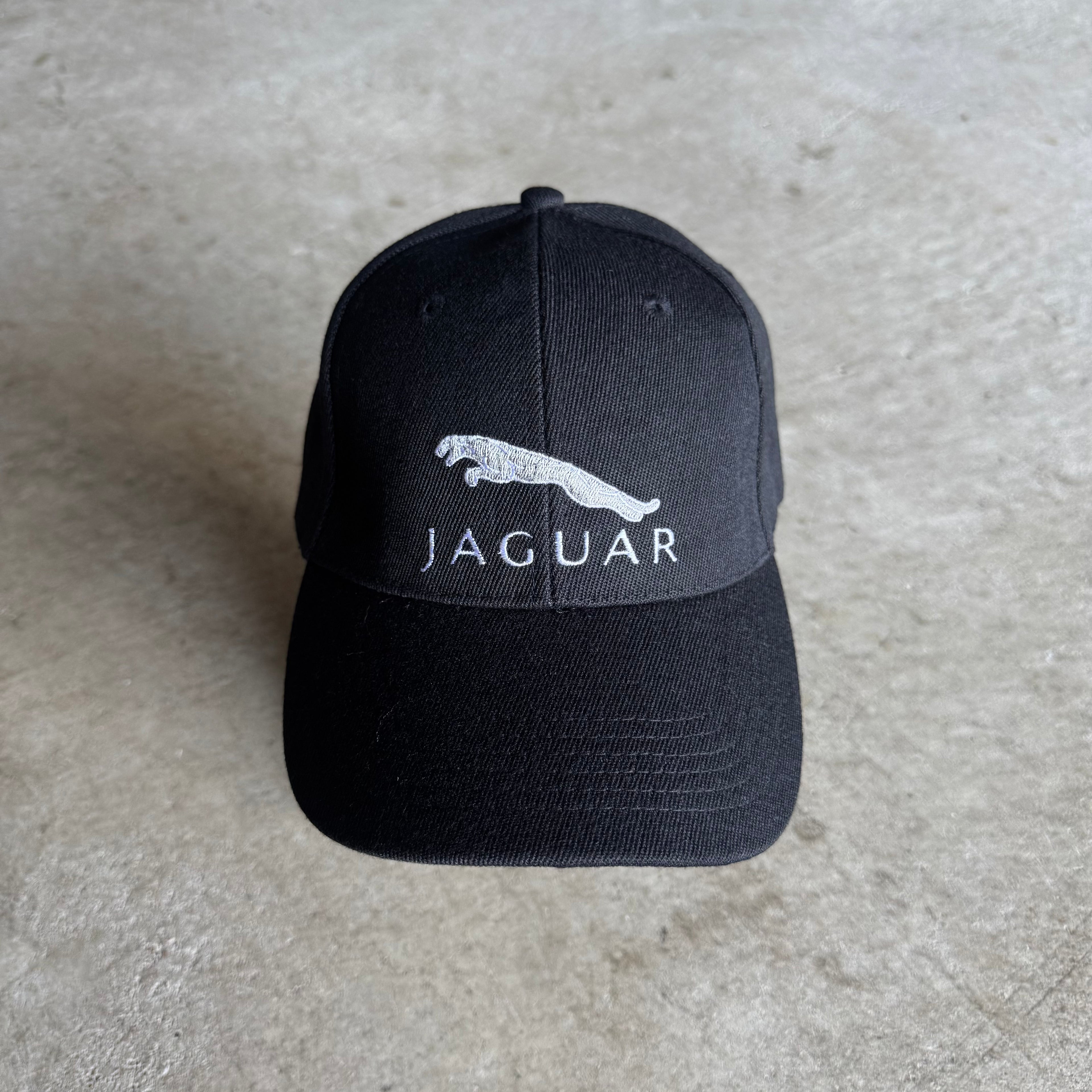 90s Jaguar Embroidered Black Cap Hat