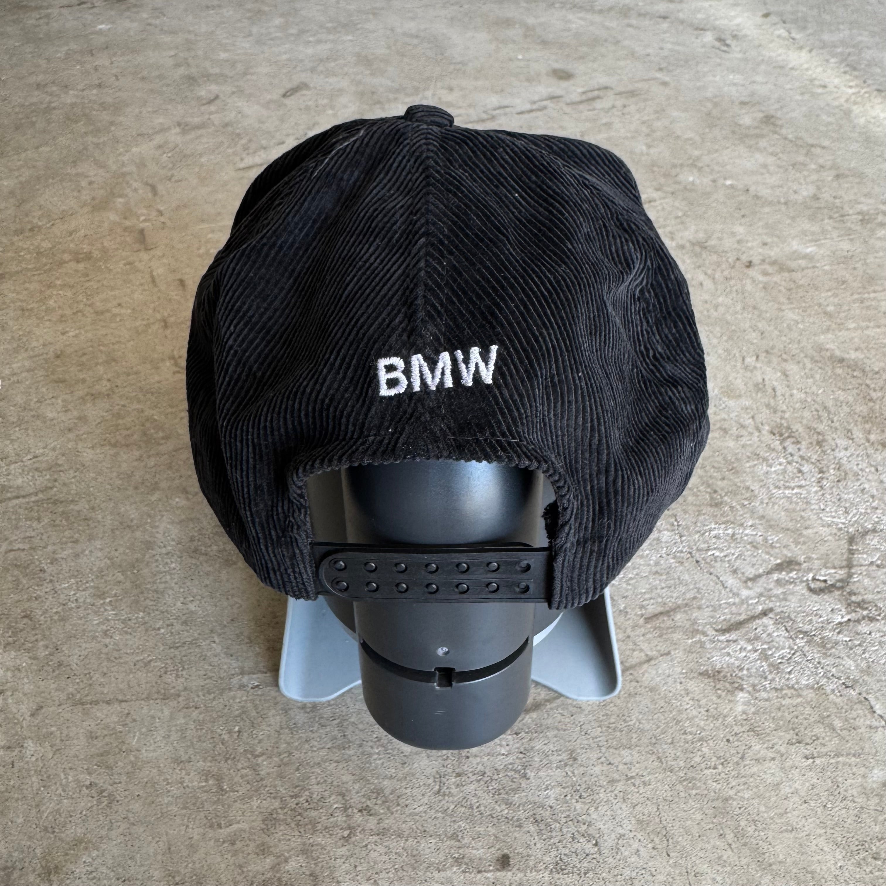 90s BMW 328i Black Corduroy Snapback Hat