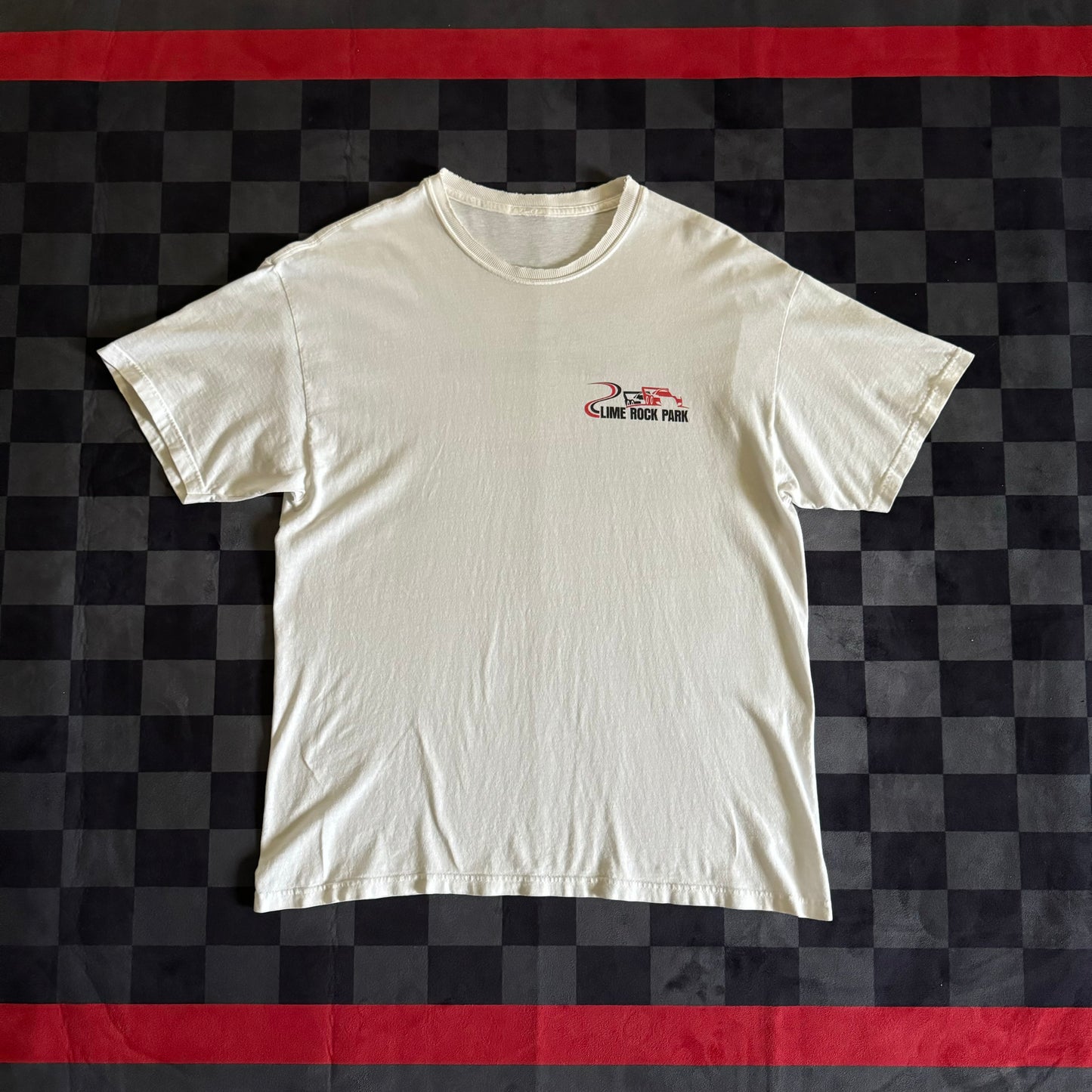 Lime Rock Park Track Layout White T Shirt