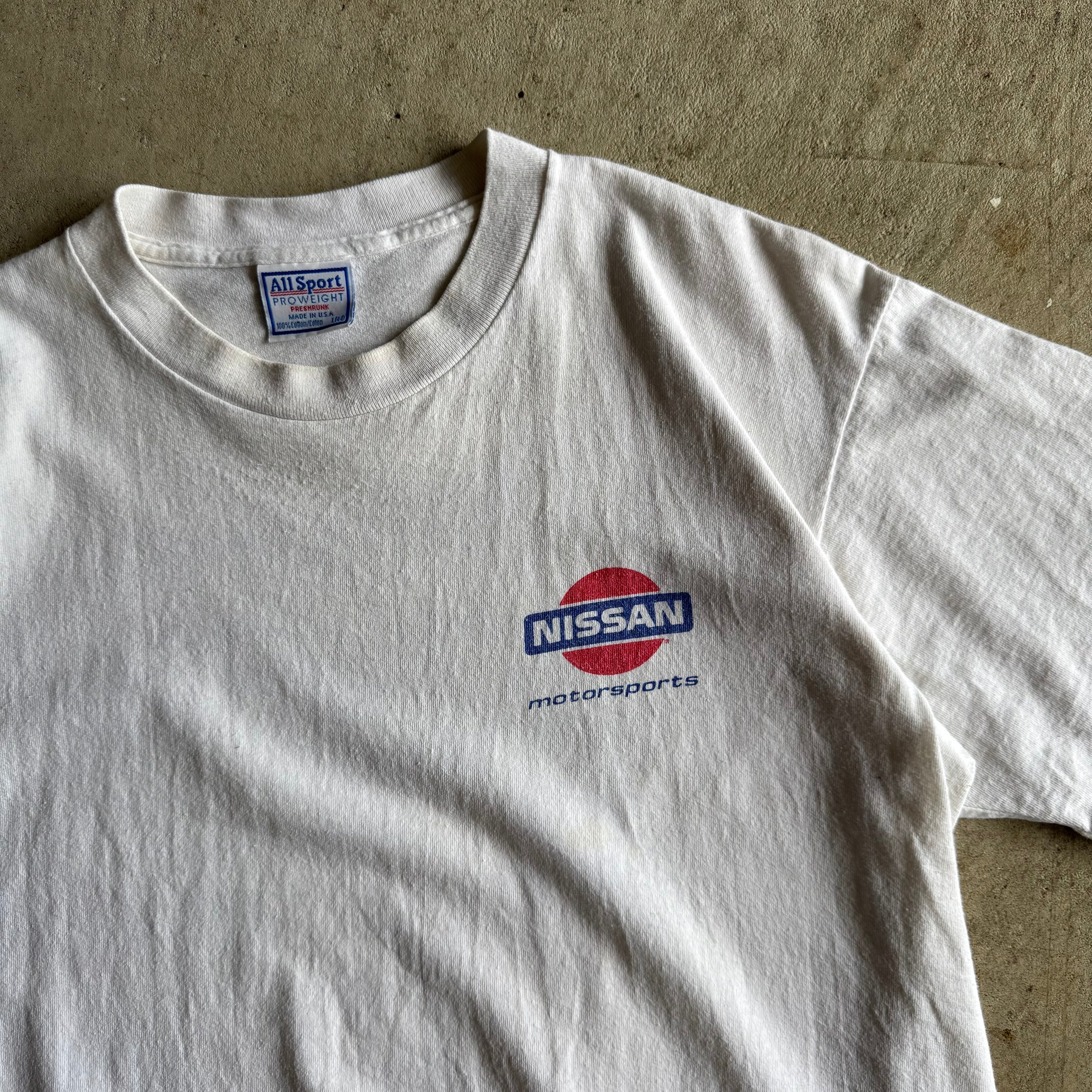 90s Nissan Motorsports IMSA GTP Champions White T Shirt (L)