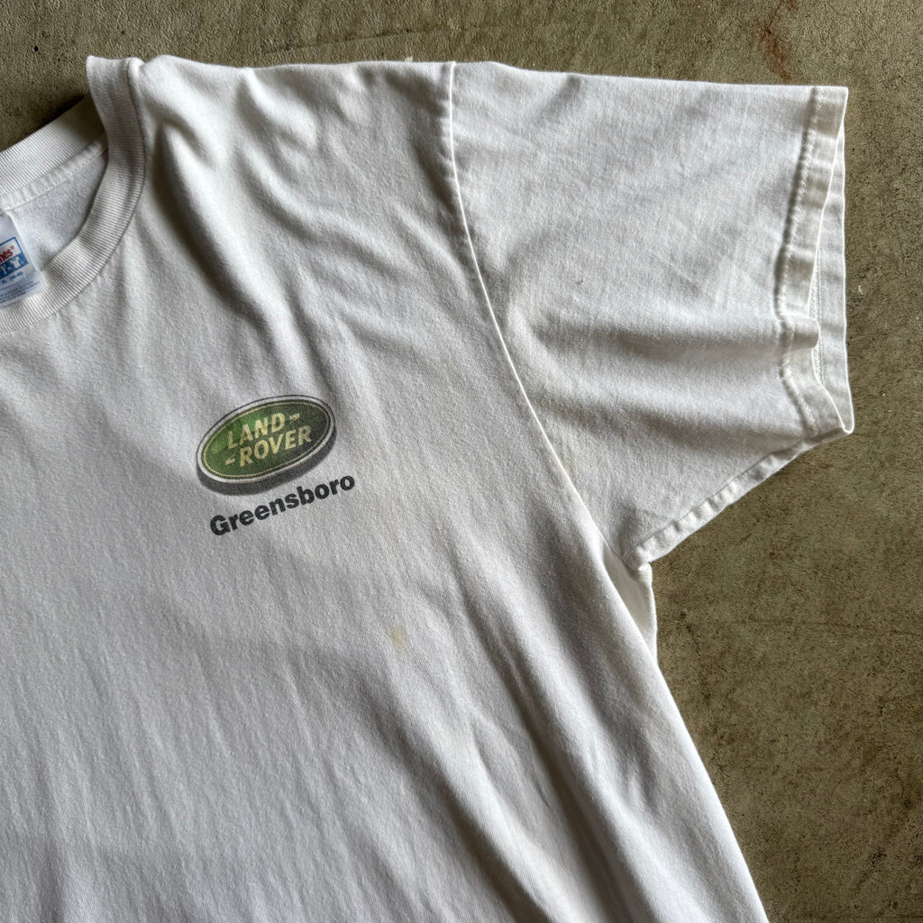 90s Land Rover Greensboro White T Shirt (XL)