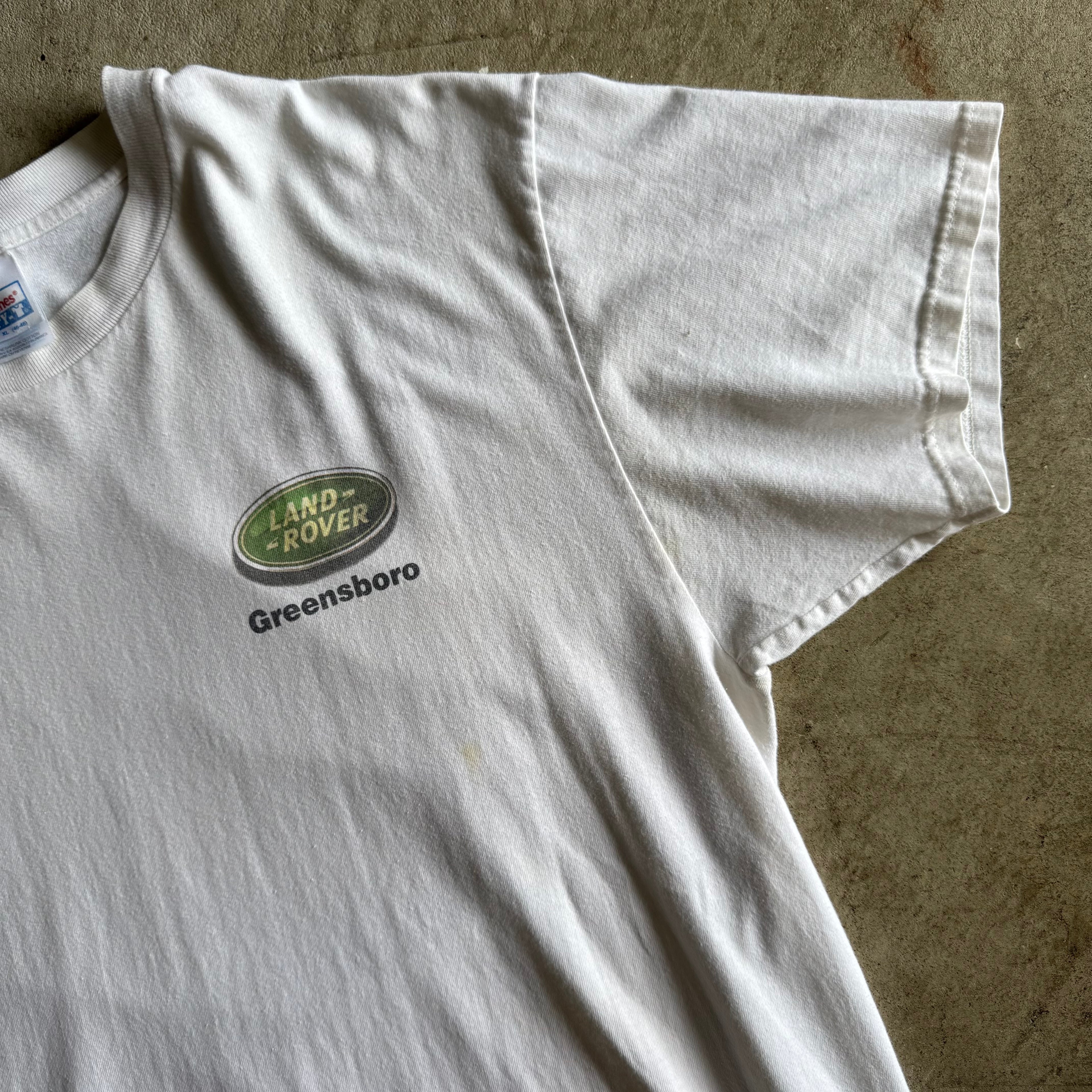 90s Land Rover Greensboro White T Shirt (XL)