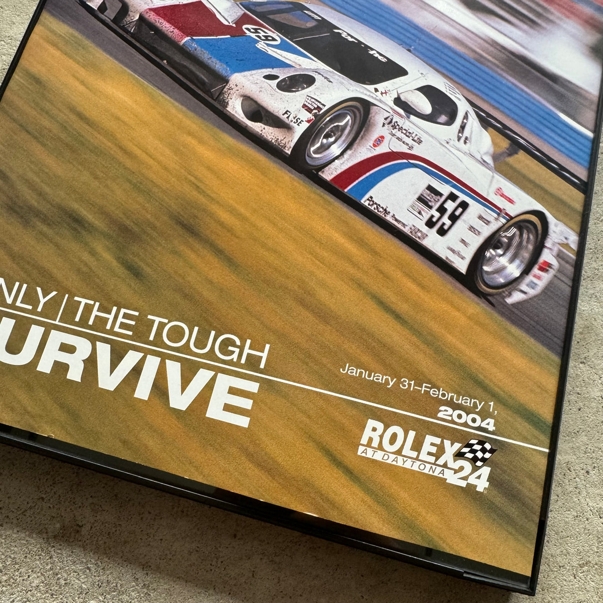 2004 Rolex 24 Brumos Porsche 996 Protoype Framed Advertisement