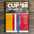 1986 Porsche Cup Blaupunkt 956 Victory Poster