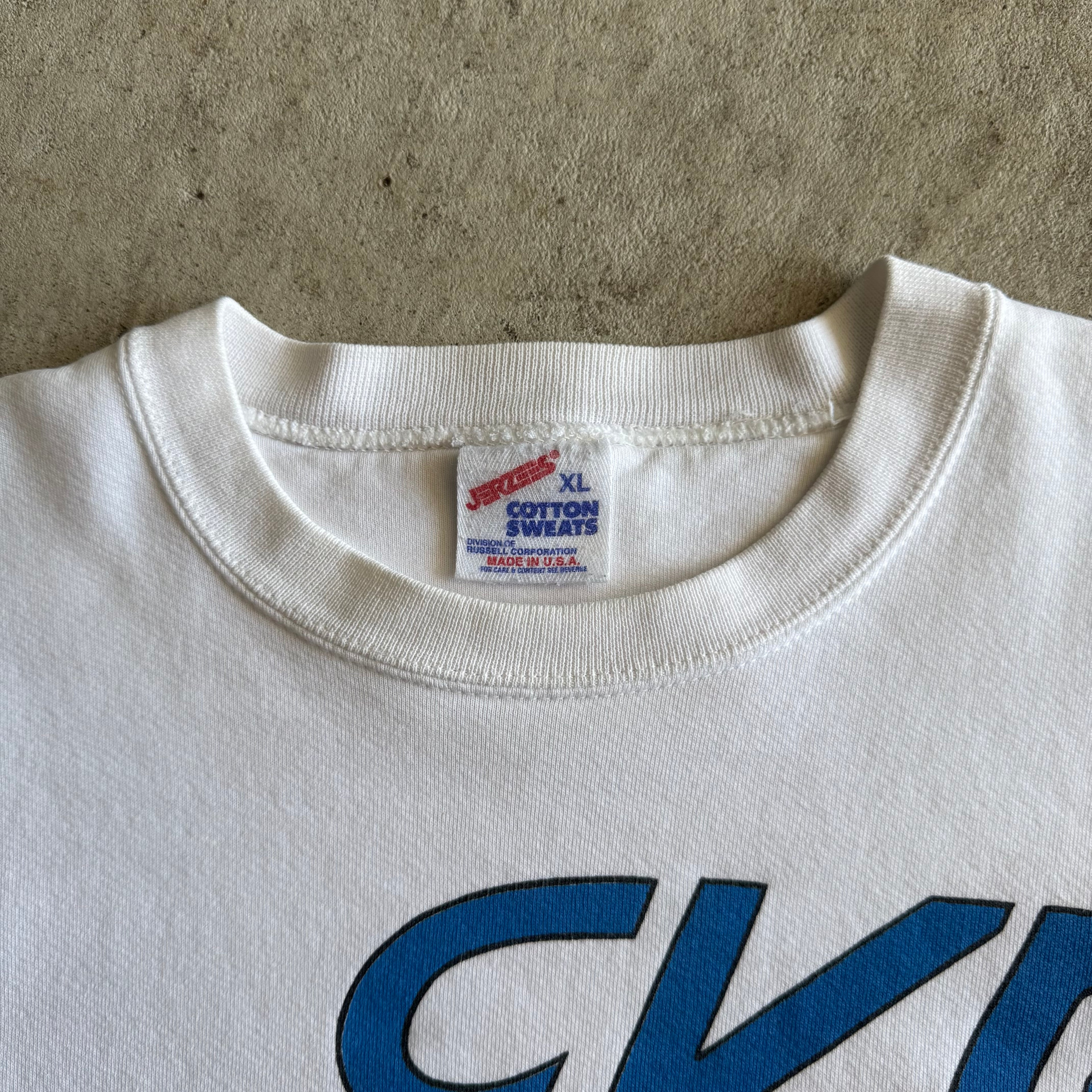 1997 Porsche GT1 CVR Racing into Spring White Crewneck Sweater (XL)