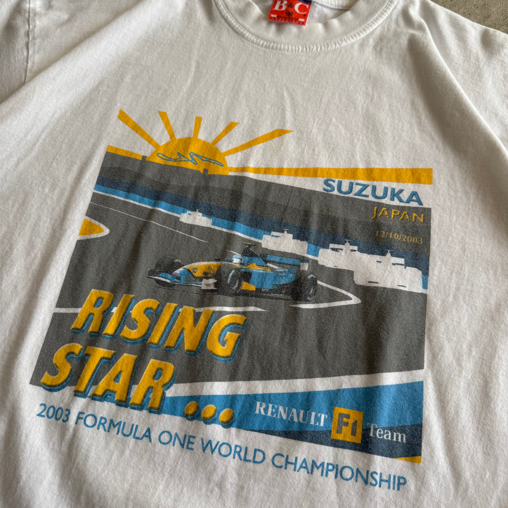 2003 Renault F1 Suzuka Japan Champion White T Shirt (XL)