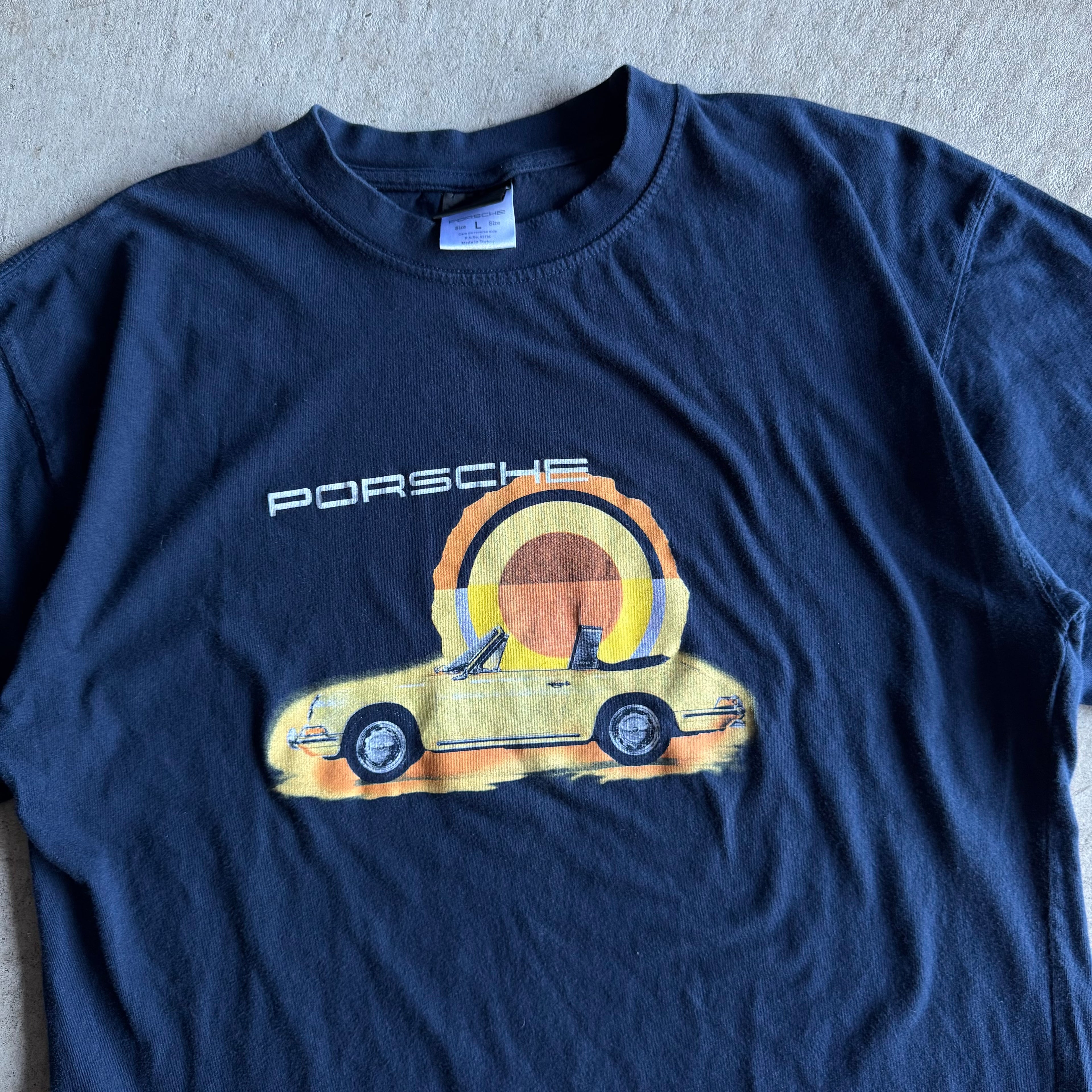 2000s Porsche Targa 911 Navy T Shirt (L)