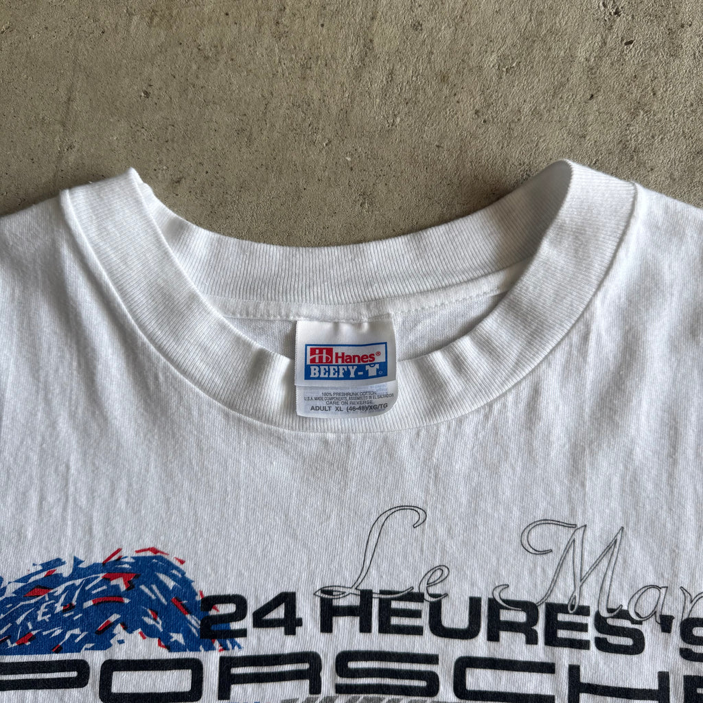 1997 Porsche 911 GT1 24 Heures Du Mans White T Shirt (XL)